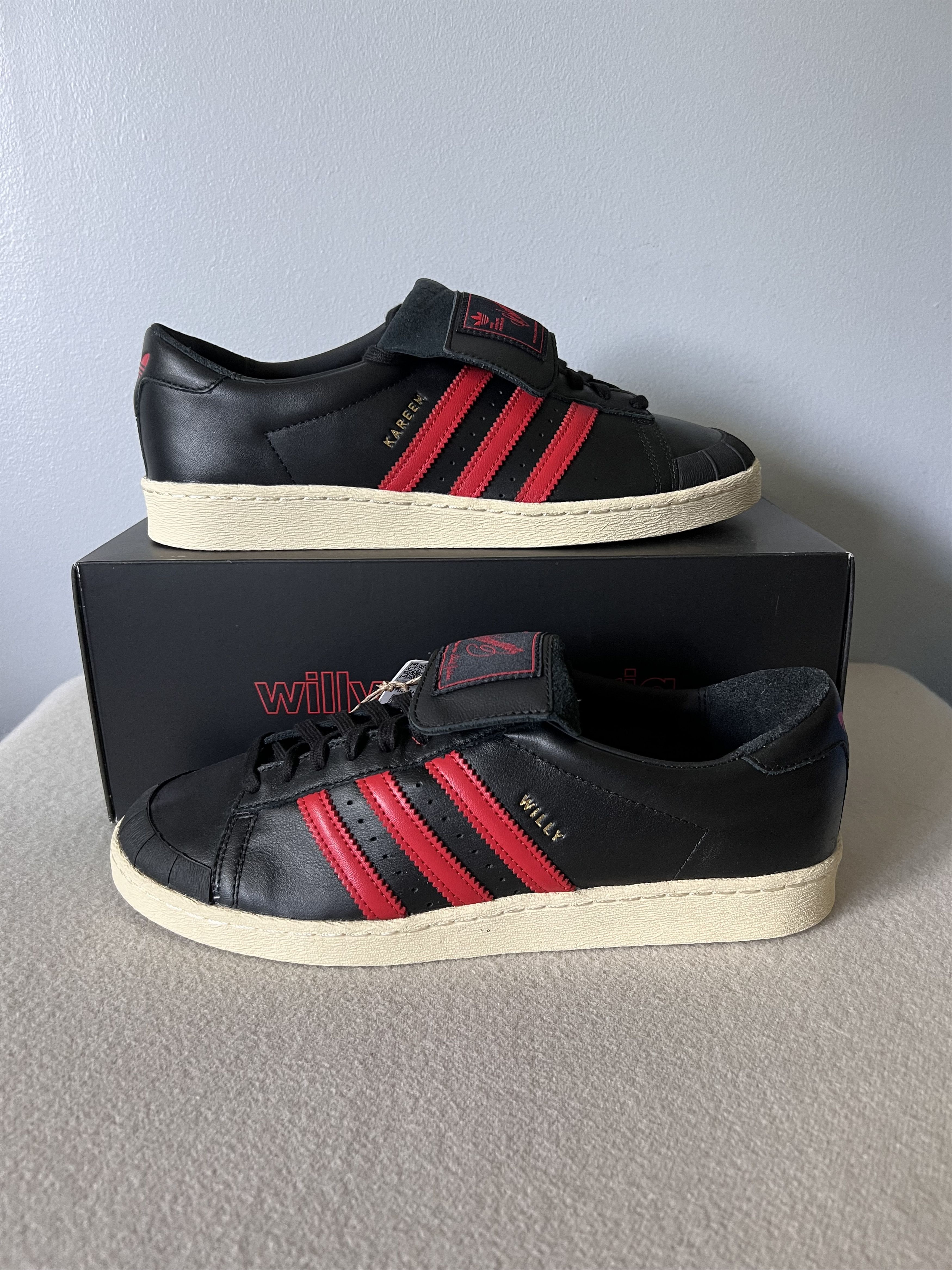 Adidas × Willy Chavarria Willy Chavarria Adidas Jabbar Low in Black Size US 10 / EU 43 - 2 Thumbnail
