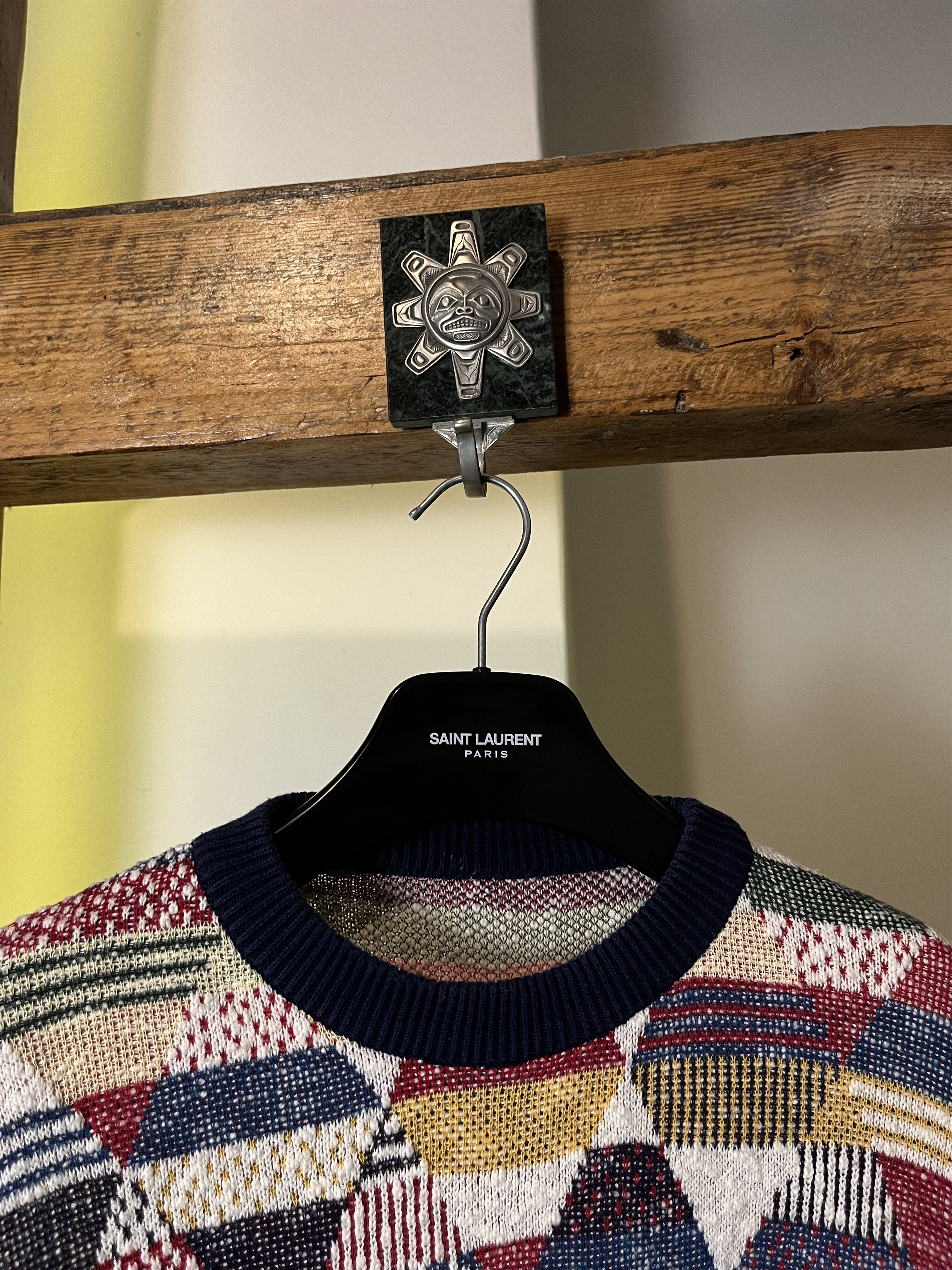 Hugo Boss × Vintage Vintage 80/90s Hugo Boss Multicolour Knitwear Sweater Size US M / EU 48-50 / 2 - 3 Thumbnail