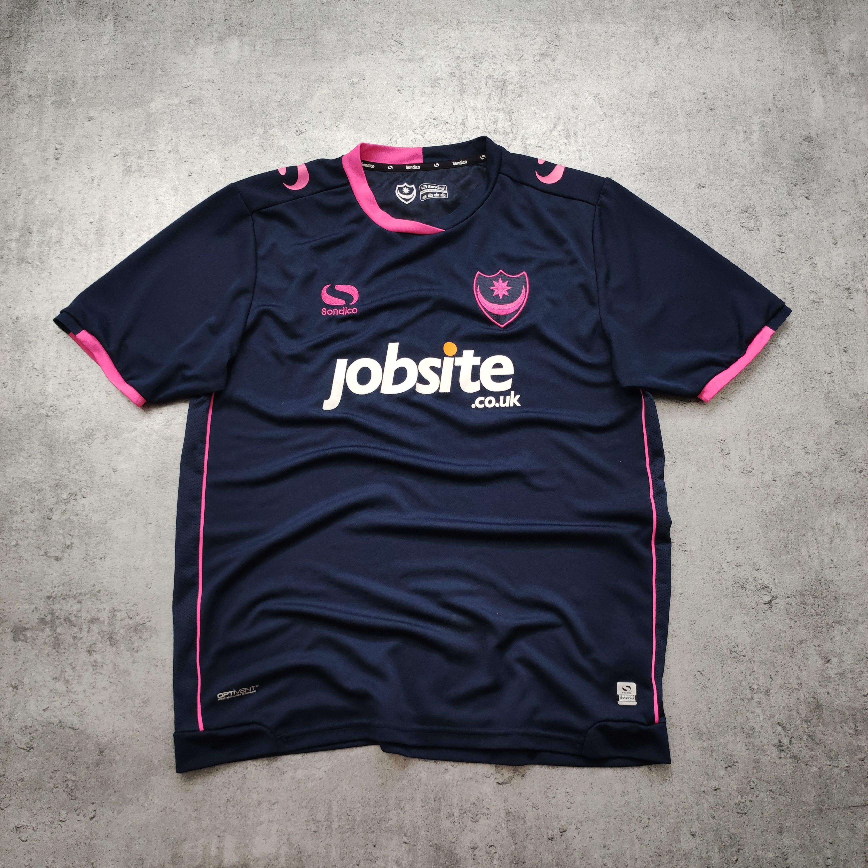 Vintage RARE Portsmouth Football Club 2017 Third Sondico Jersey Size US L / EU 52-54 / 3 - 2 Thumbnail