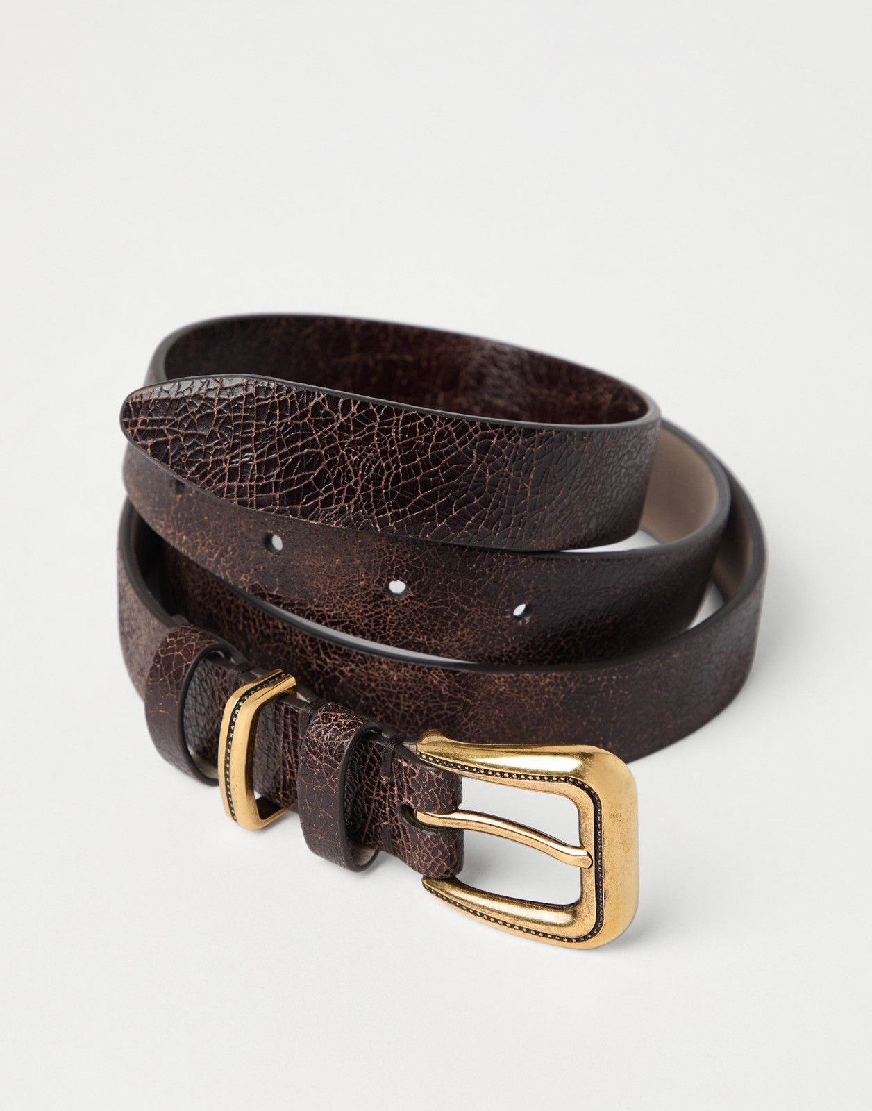 Brunello Cucinelli o1la1rc1a0326 Size: OS / Belt in Brown Size ONE SIZE - 2 Thumbnail