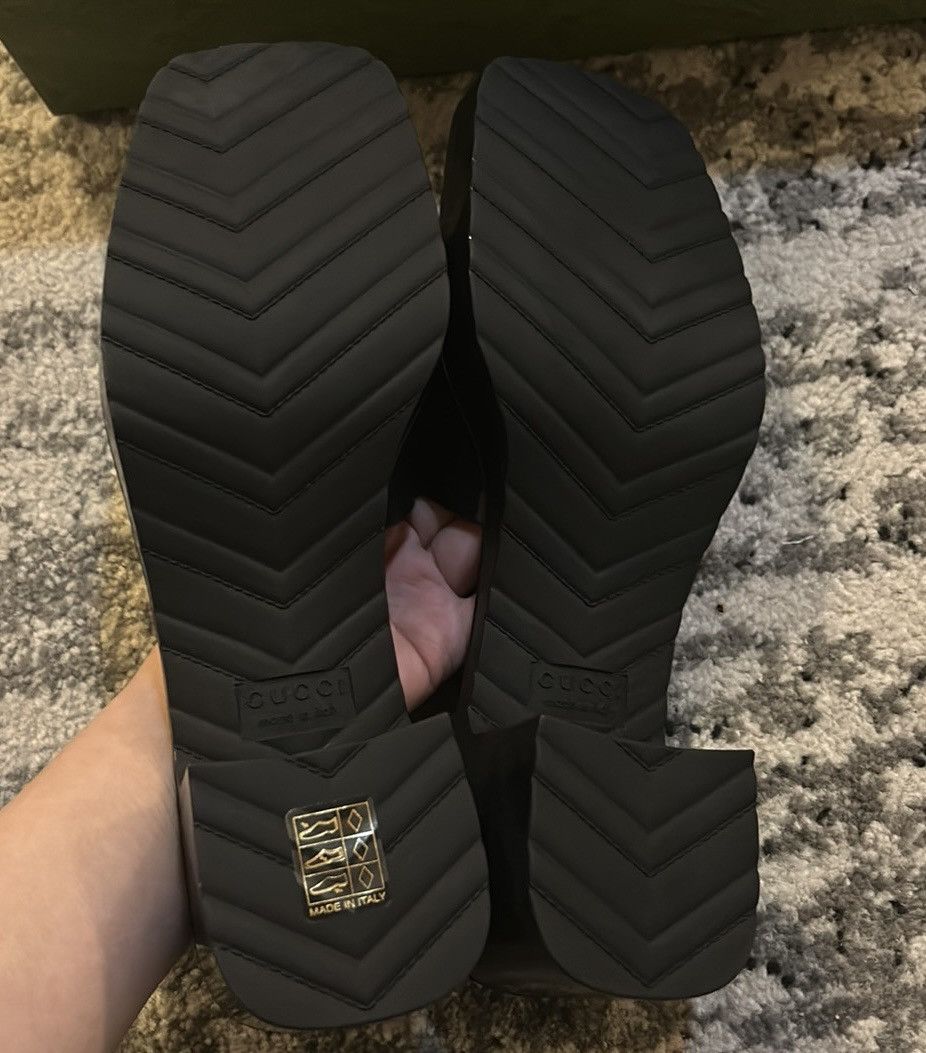 Gucci Gucci 60mm Rubber Logo Sandal Slipper Size US 9 / IT 39 - 9 Thumbnail