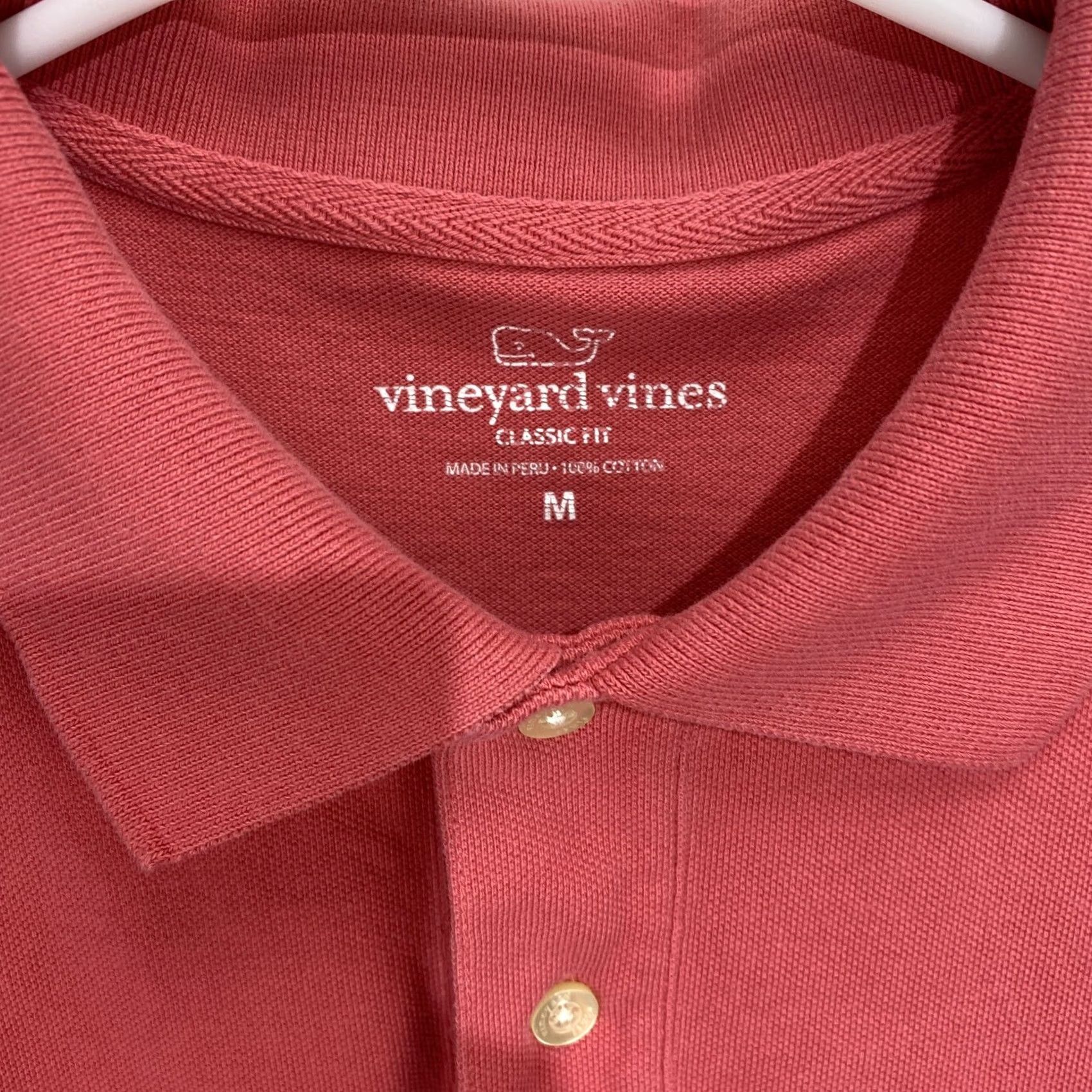Vineyard Vines Vineyard Vines Classic Fit Short Sleeve Polo Shirt Men's Pink Medium Ocean Reef Polo Shirt USA Whale Logo Embroidered Button-Down Collar Vintage: No Size US M / EU 48-50 / 2 - 2 Thumbnail