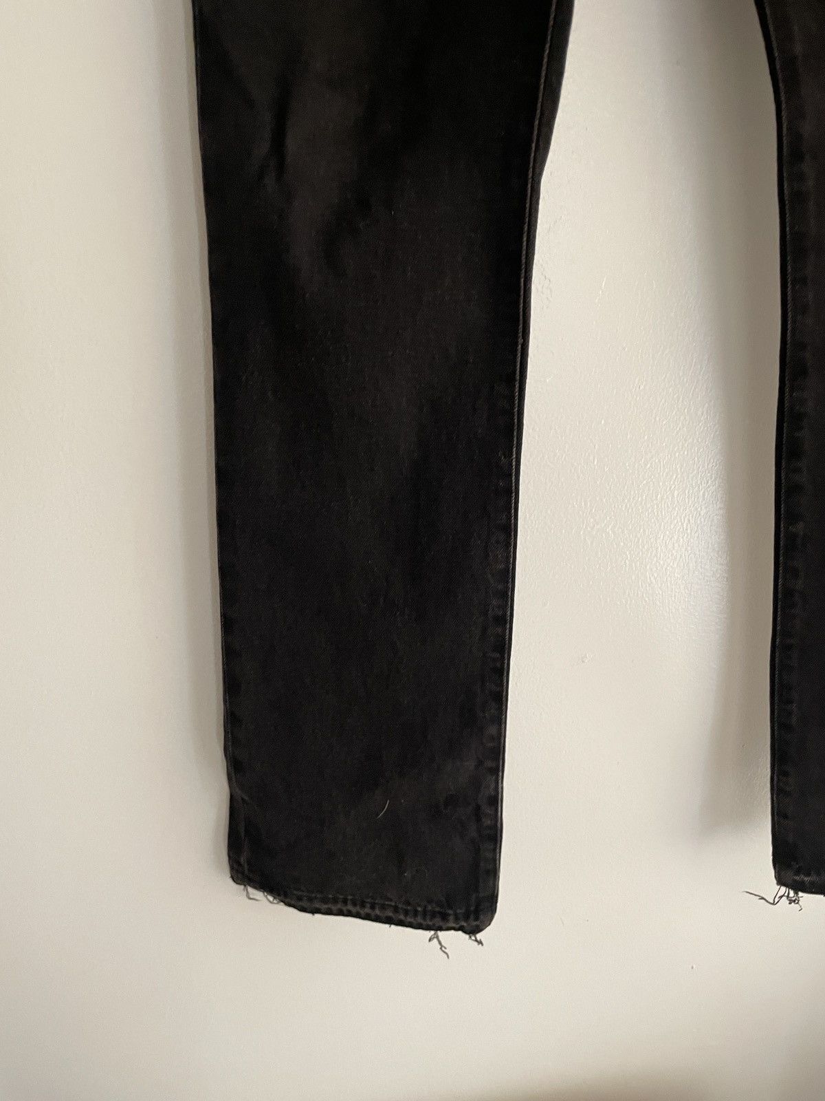 Levi's Levi 517 Black Slim Mid Rise Flared Denim Size US 31 - 3 Thumbnail