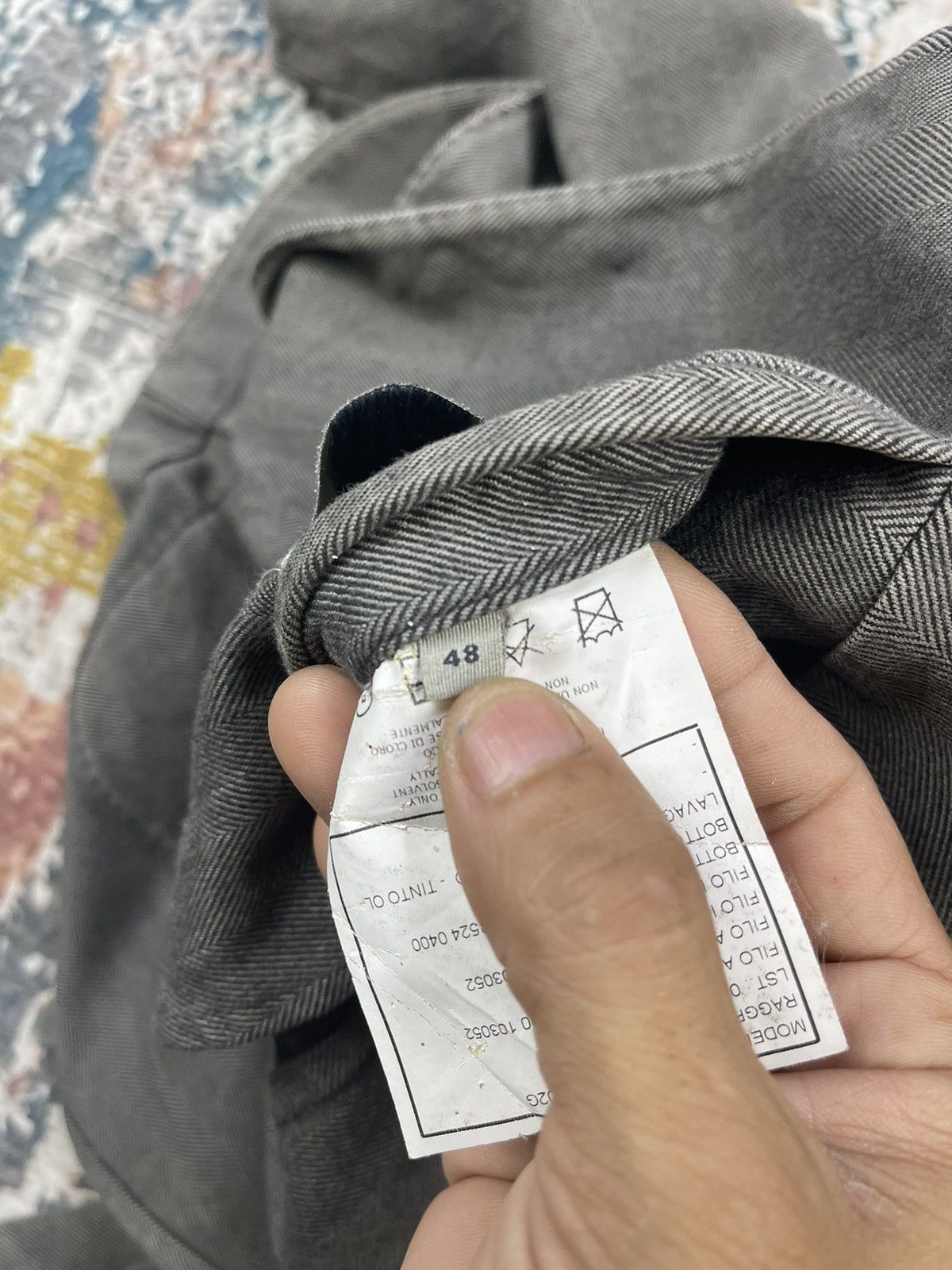 Boglioli Boglioli Herringbone R3302G Double Slit Coat Jackets Size US M / EU 48-50 / 2 - 16 Thumbnail