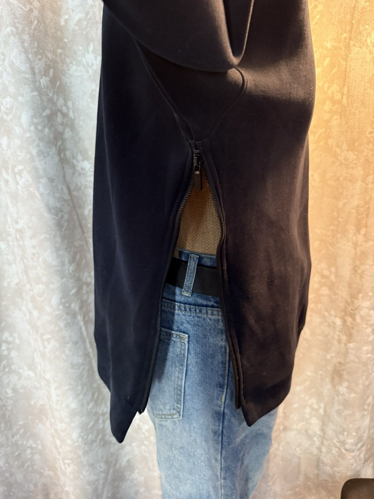 Other Black “$$$” Zip-Side Hoodie – Size Small Size US S / EU 44-46 / 1 - 7 Thumbnail