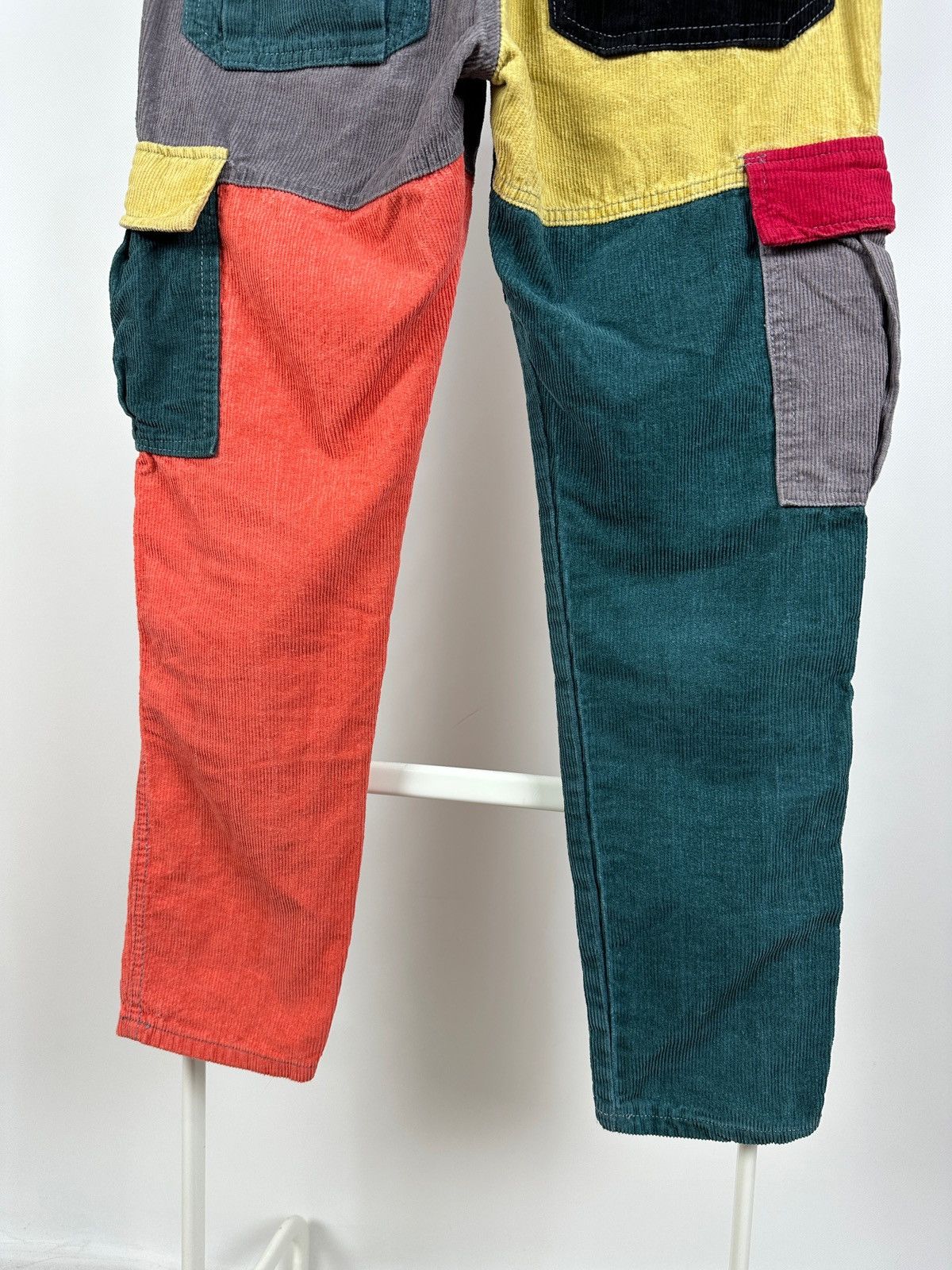 Japanese Brand Stussy x Coursemys Corduroy Patchwork Cargo Pants Size US 30 / EU 46 - 15 Thumbnail