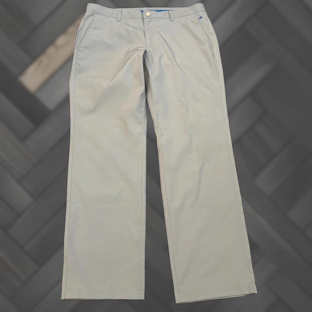 Bonobos Bonobos Maide Golf Pants Mens 34x32 Gray Slim Straight Performance Active Shirt Pants? Size US 34 / EU 50 - 1 Thumbnail