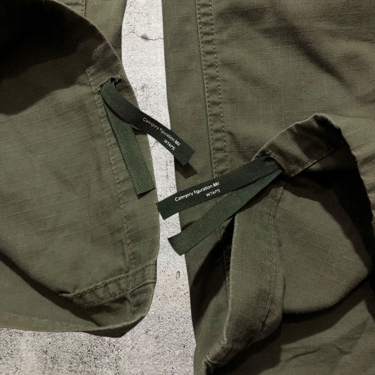 Wtaps 🇯🇵 2000s Wtaps Trousers Cotton Ripstop Cargo Pants Green Army Size US 34 / EU 50 - 8 Thumbnail