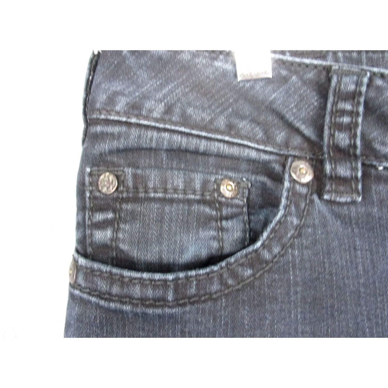 Silver Jeans Co. Silver Jeans Suki Bootcut Jeans Womens 31x32 Gray Charcoal Wash Mid Rise Denim Size 24" / US 00 / IT 34 - 5 Thumbnail