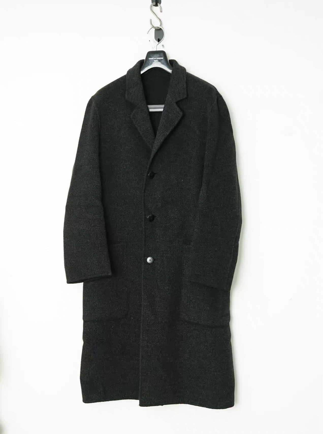 Yohji Yamamoto Yohji Yamamoto Mid-Length Wool Blend Coat Size US M / EU 48-50 / 2 - 1 Thumbnail