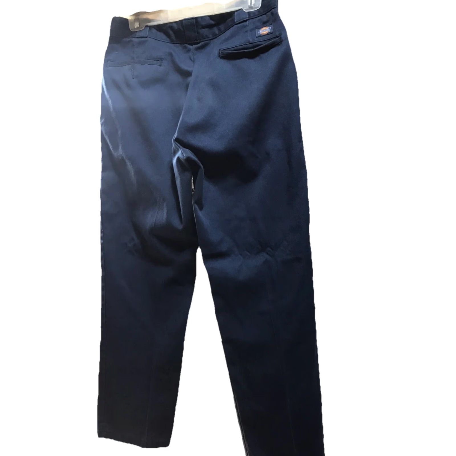 Dickies Dickies Work Pants Mens Size 34x32 Navy Blue Regular Fit Workwear Stains Size US 34 / EU 50 - 2 Thumbnail
