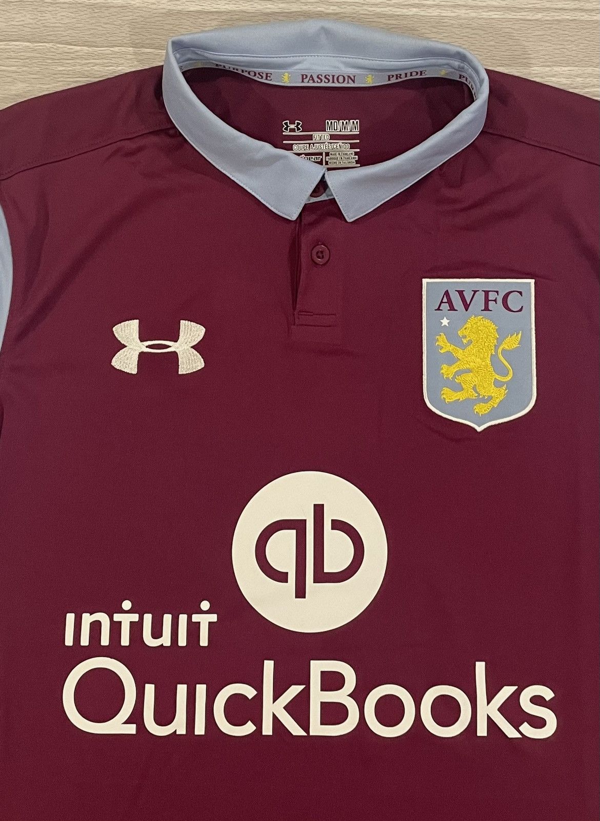 Under Armour Under Armour 2016/17 Aston Villa Soccer Jersey Men’s Medium Size US M / EU 48-50 / 2 - 3 Thumbnail