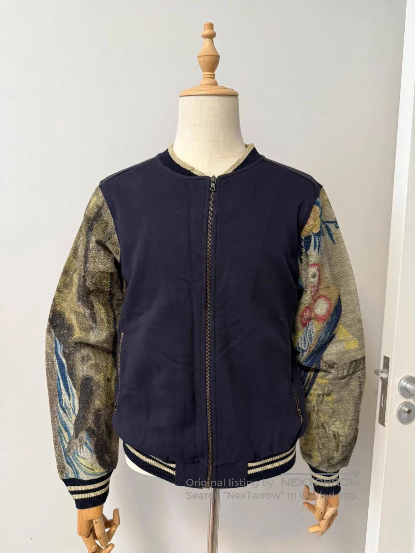 新品 DriesVanNoten リバーシブルボンバー M Dries Van Noten: グレー リバーシブル ボンバージャケット | SSENSE 日本