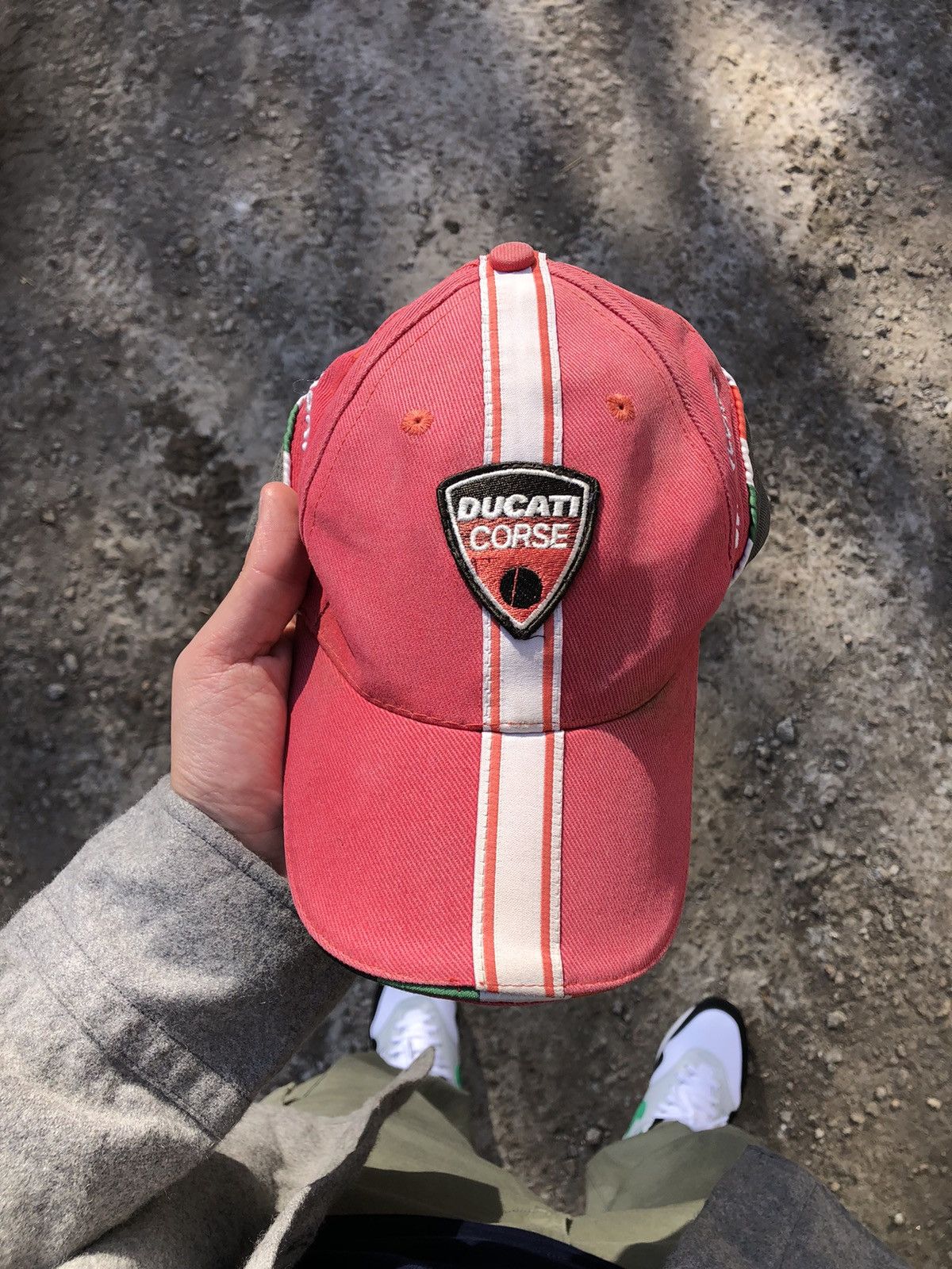 Ducati × Vintage VERY RARE DUCATI CORSE MOTORCYCLE CAP RACING BIKE RETRO 90s Size ONE SIZE - 2 Thumbnail