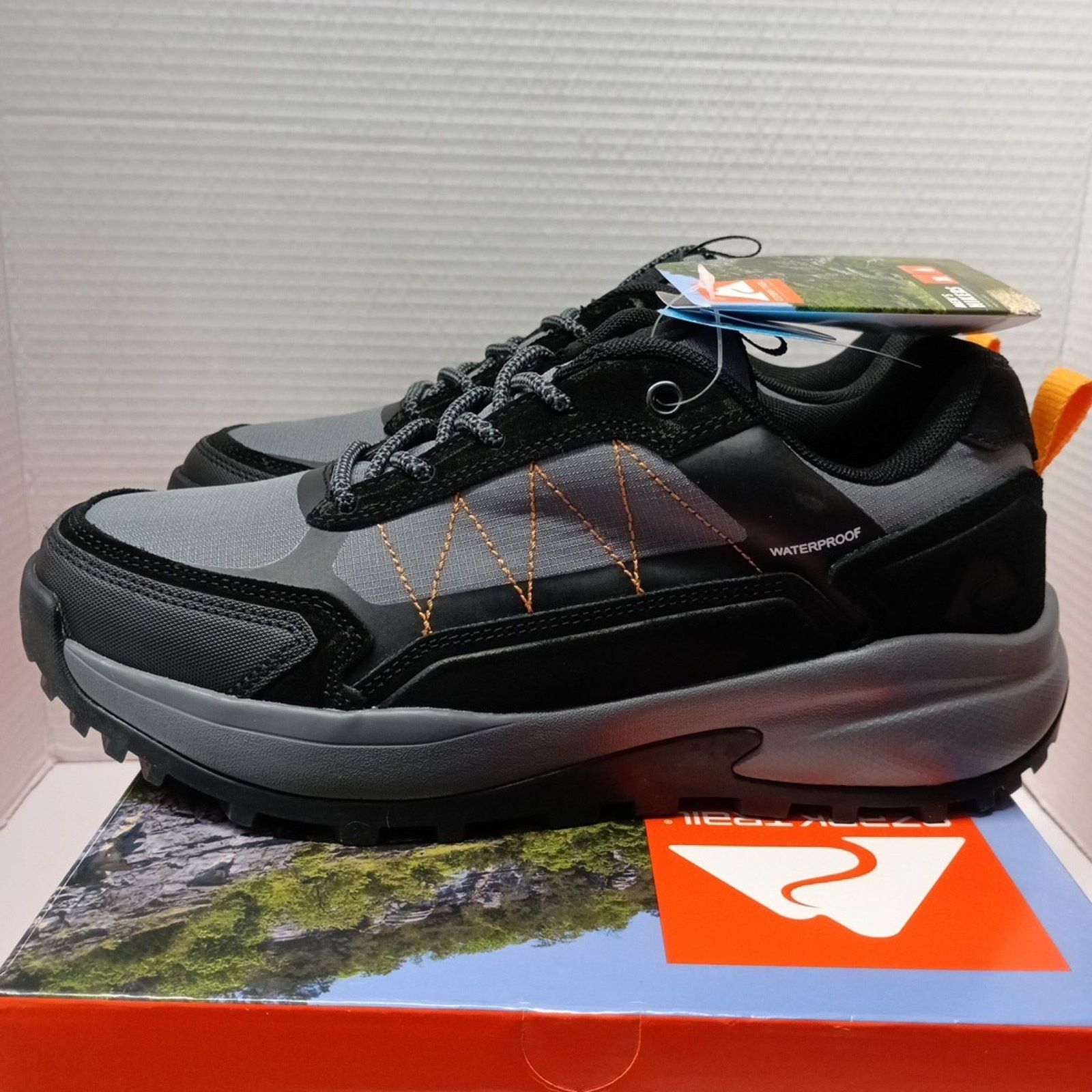 Other Ozark Trail Men's Hiking Shoes Size 9 Low Hiker Black Rugged Size US 9 / EU 42 - 3 Thumbnail