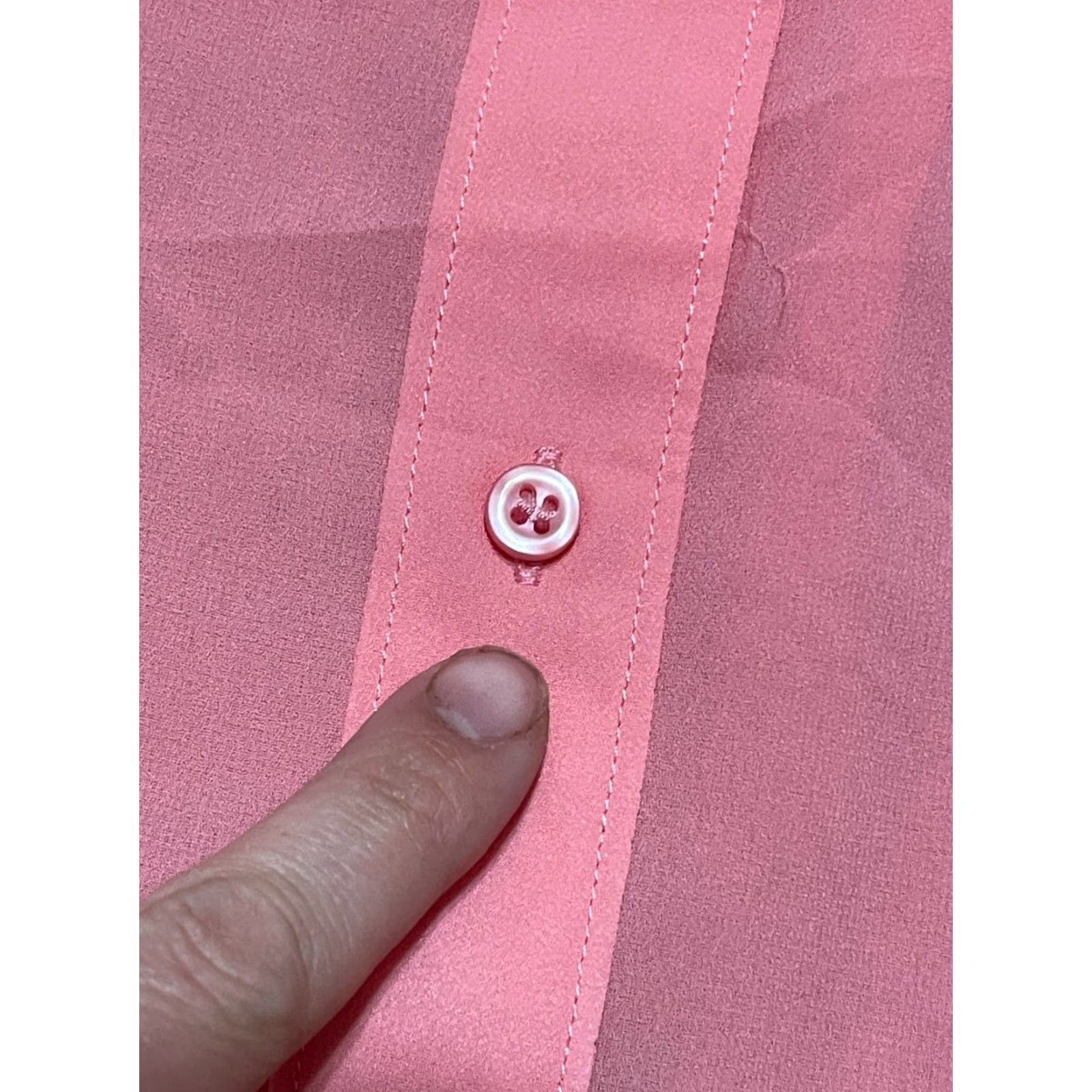 H&M H&M Shirt Womens Size 8 Pink Sleeveless Button-Up Lightweight Casual Modern Size M / US 6-8 / IT 42-44 - 3 Thumbnail