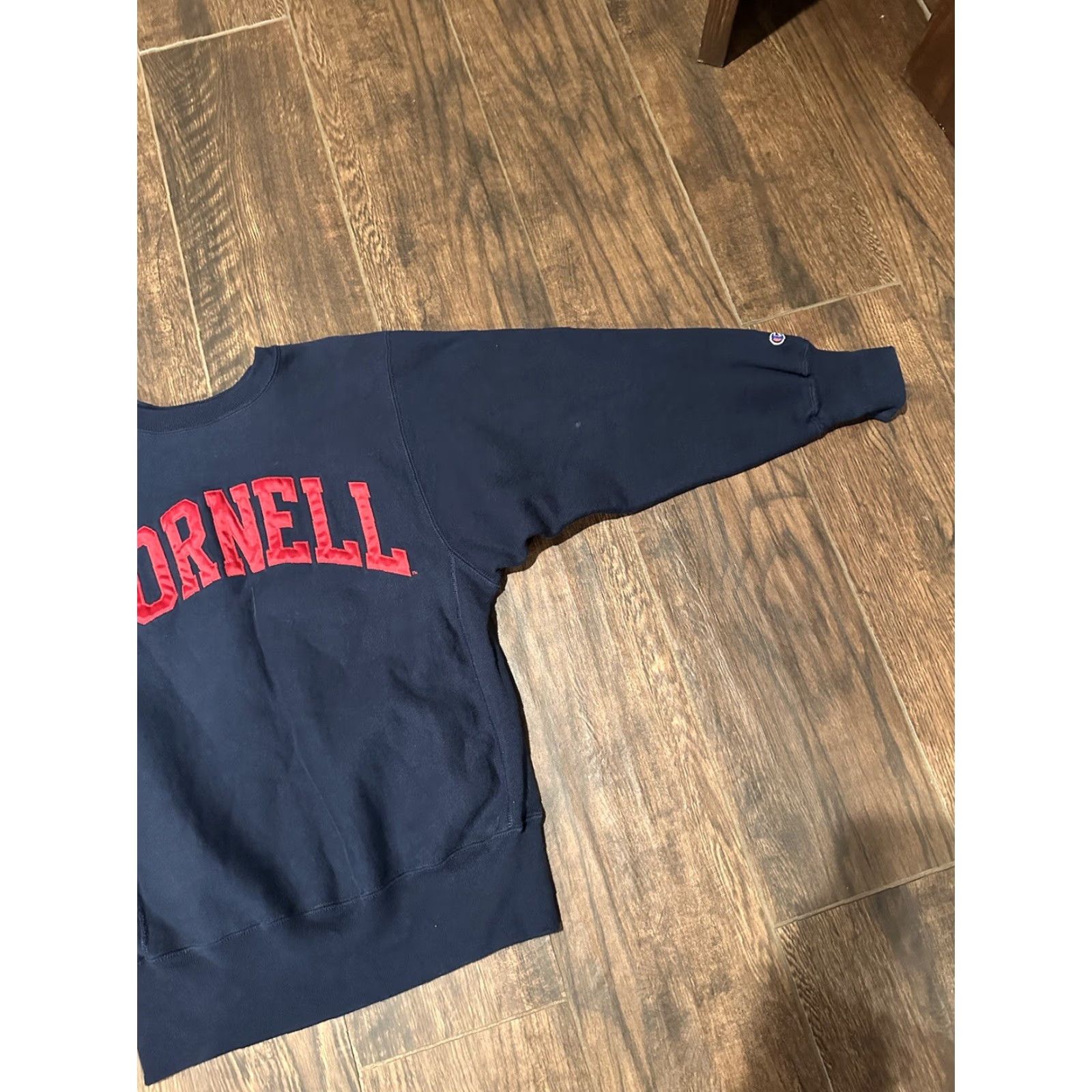 Champion VINTAGE Champion Sweatshirt CORNELL University Blue M Mens Long Sleeve Crew Neck Graphic Print Size US M / EU 48-50 / 2 - 2 Thumbnail