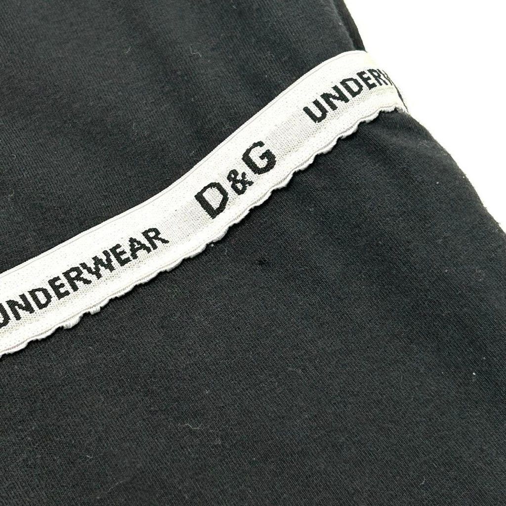 Dolce & Gabbana y2k D&G black tank top with white elastic logo Size L / US 10 / IT 46 - 7 Thumbnail