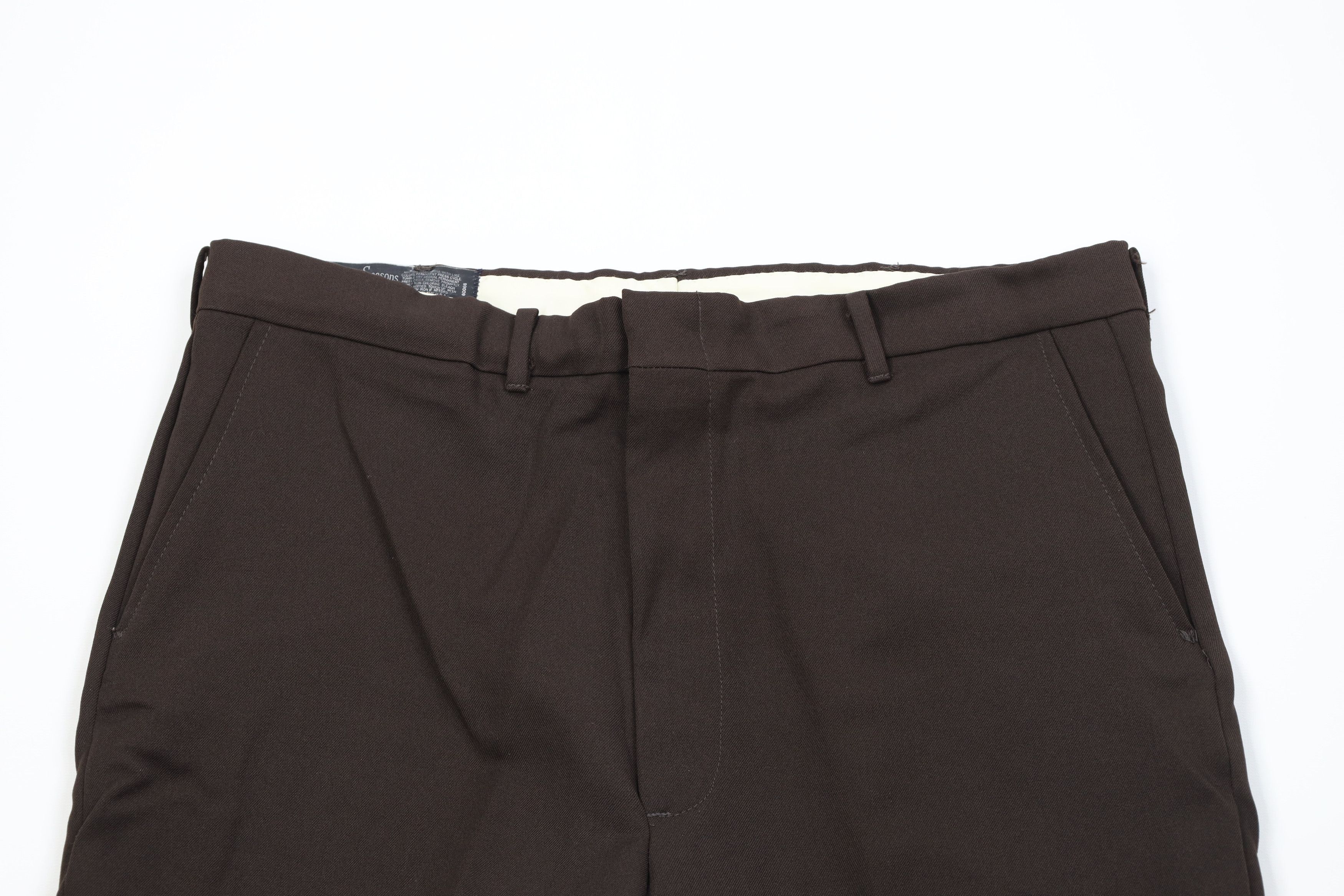 Vintage Vintage 70s Streetwear Flared Wide Leg Chino Pants Brown USA Size US 36 / EU 52 - 2 Thumbnail