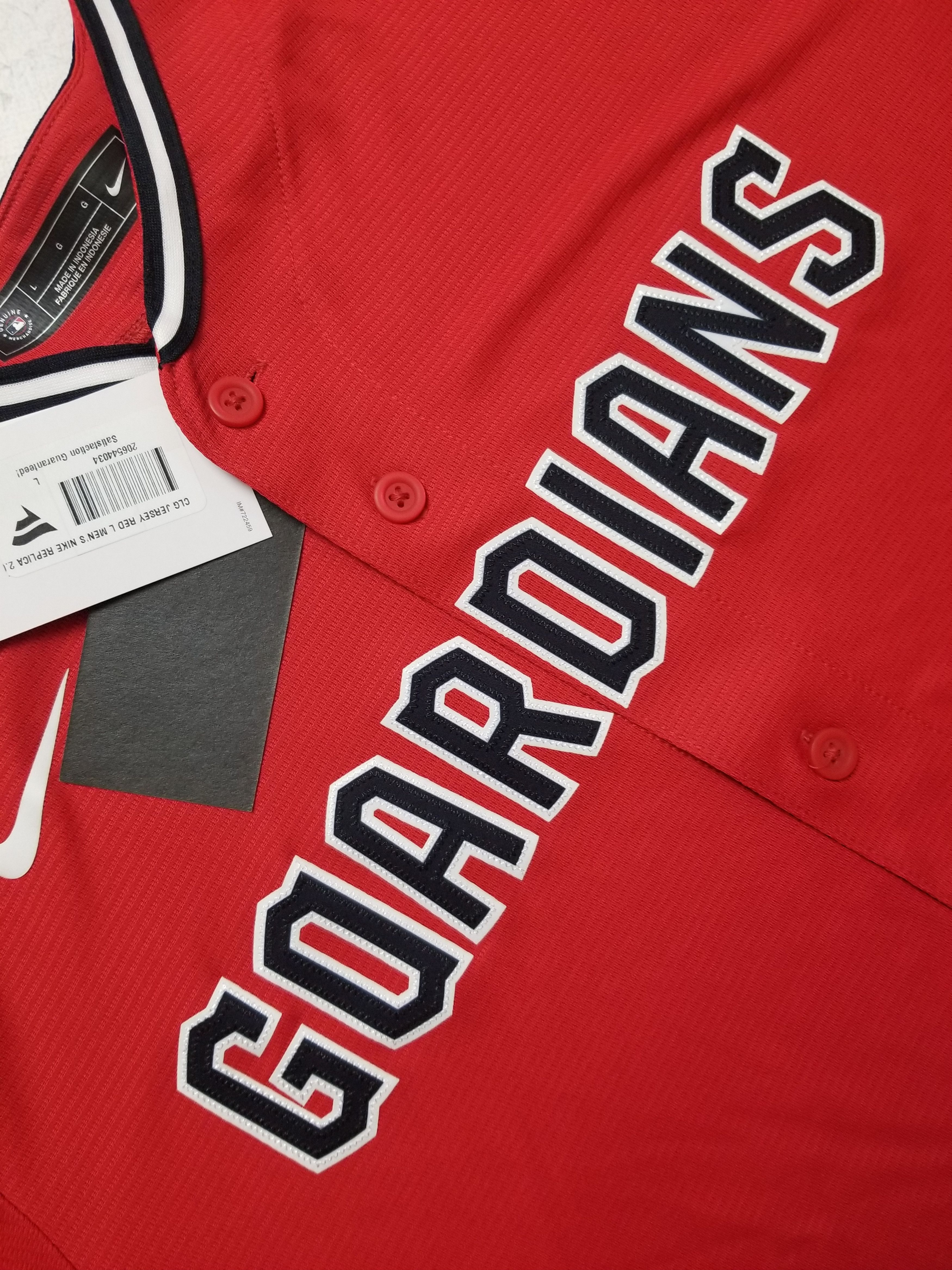 Nike Nike Cleveland Guardians Replica 2.0 Alternate Blank Jersey Size US L / EU 52-54 / 3 - 7 Thumbnail
