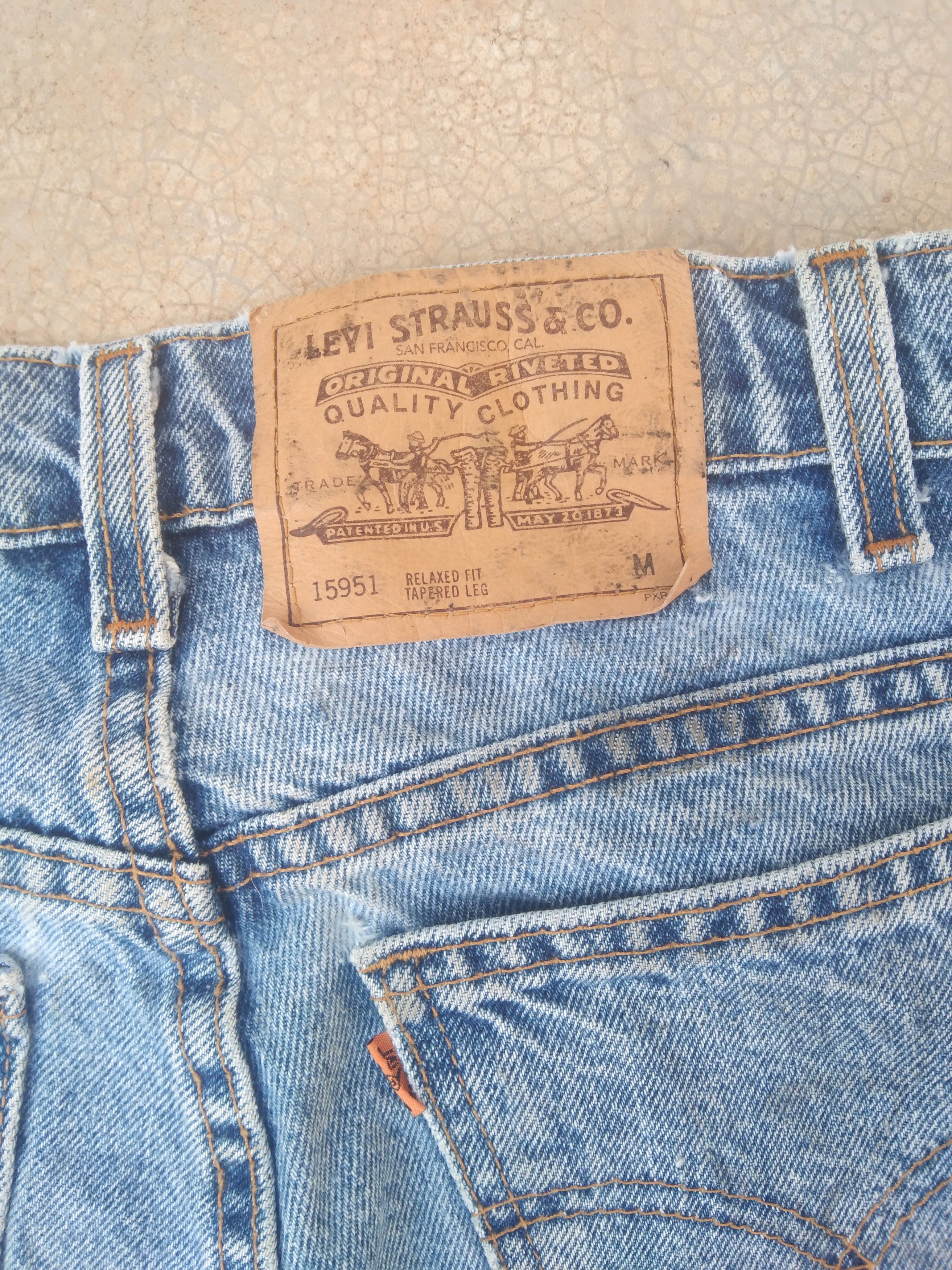 Levi's 90s Vintage Levi's Jeans 951 Orange Tab Made In USA 27x30.5 Size US 27 - 3 Thumbnail