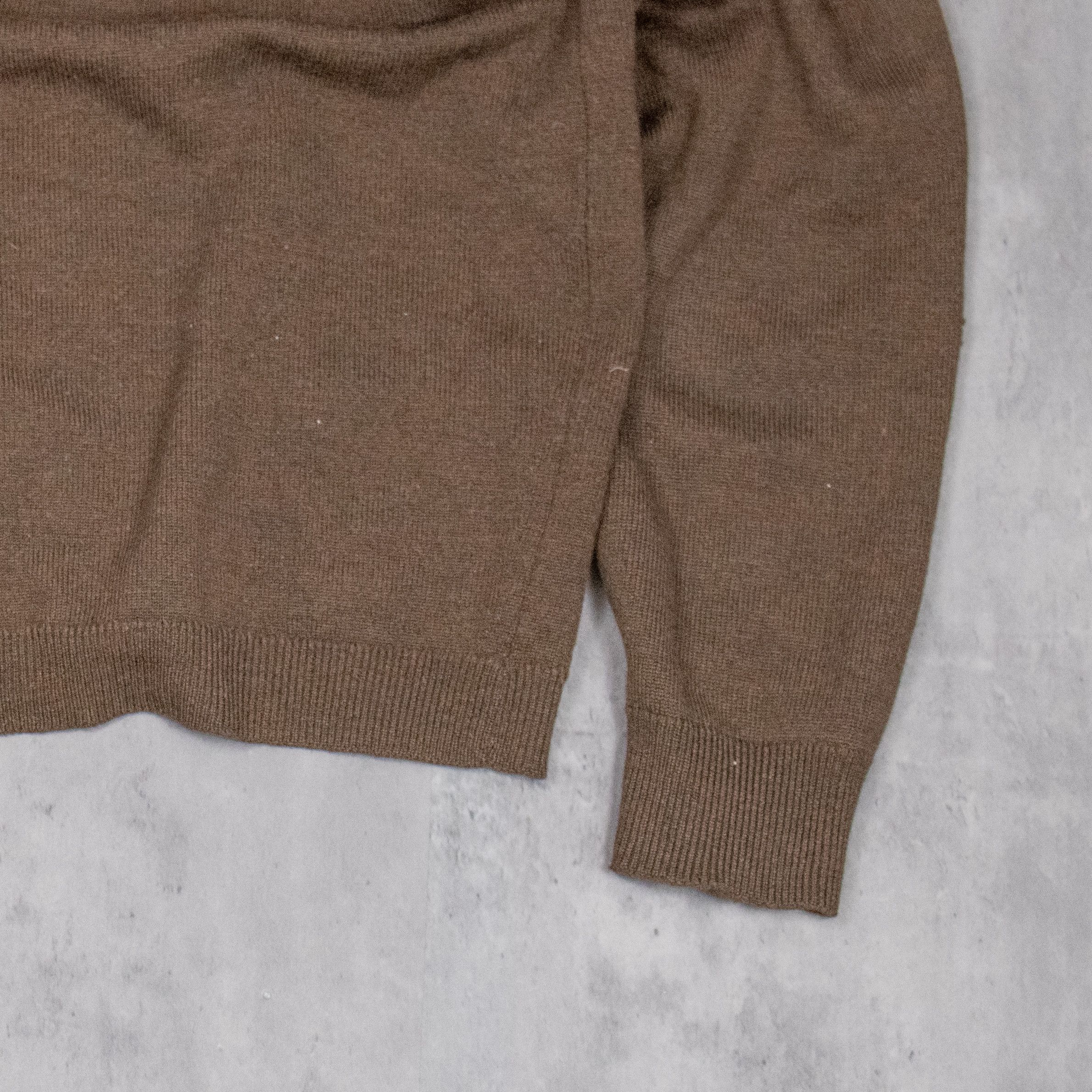 Tyler The Creator Vintage 1990’s Cardigan Brown Distressed Sweater Size US M / EU 48-50 / 2 - 8 Thumbnail