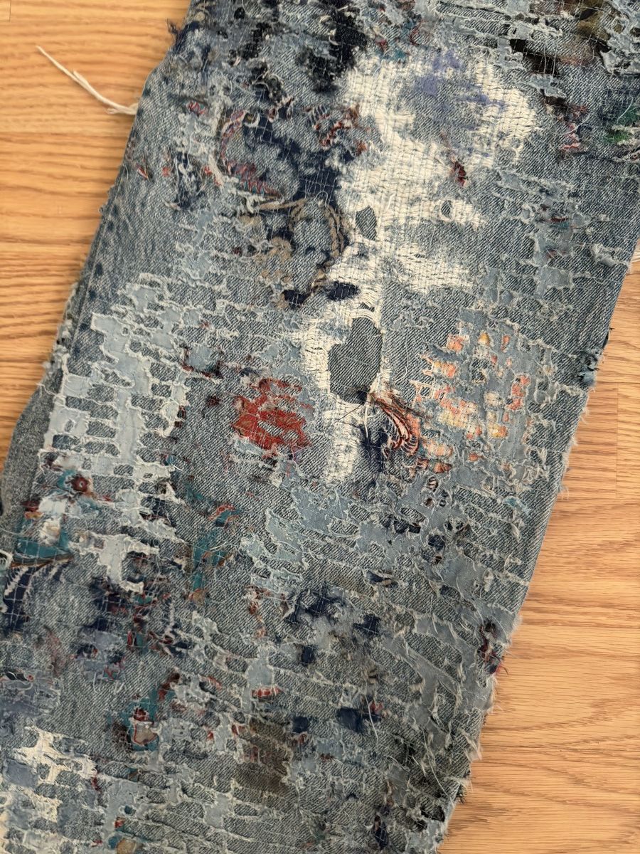 Ends Repair Ends Repair Boro Denim Size US 33 - 12 Thumbnail