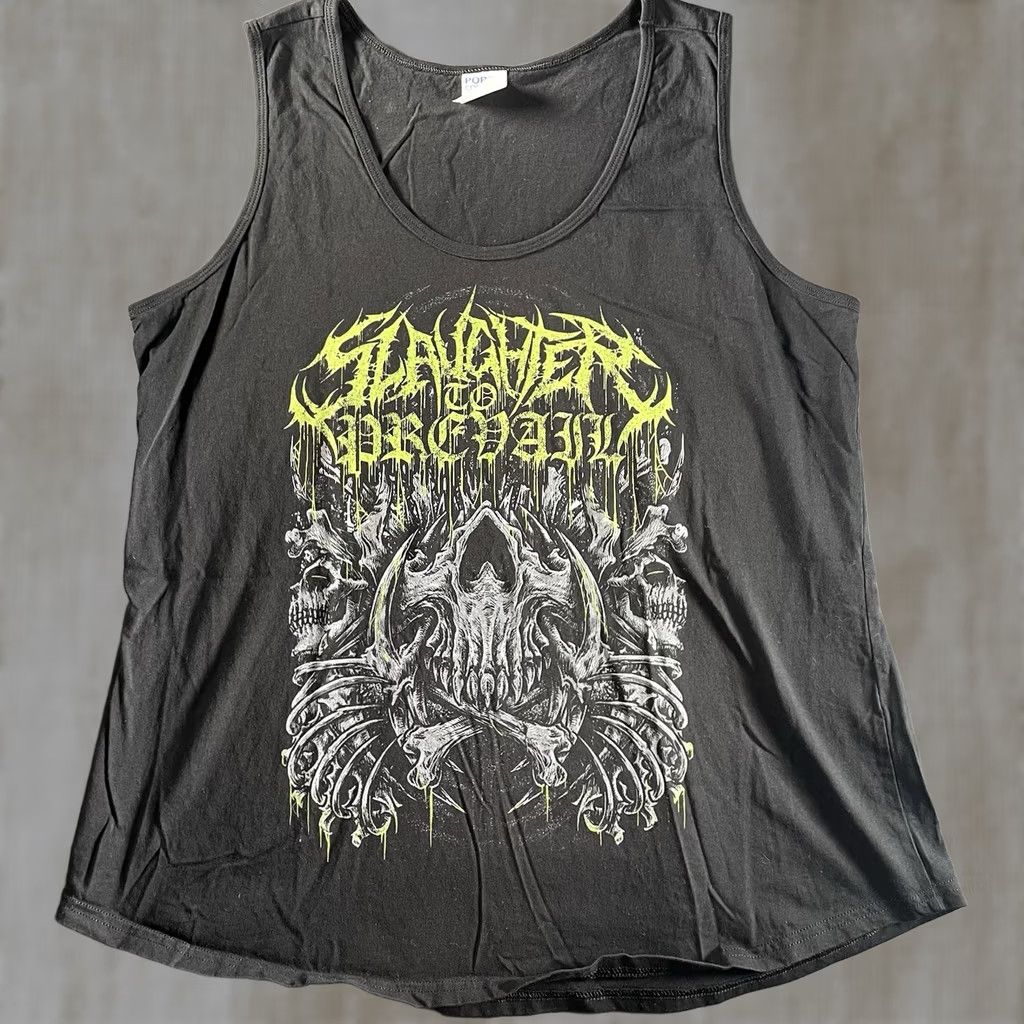 Vintage Slaughter To Prevail Shirt Womens Tank Top 2XL Black ALEX TERRIBLE Russian Deathcore Size XXL / US 16-18 / IT 52-54 - 1 Thumbnail