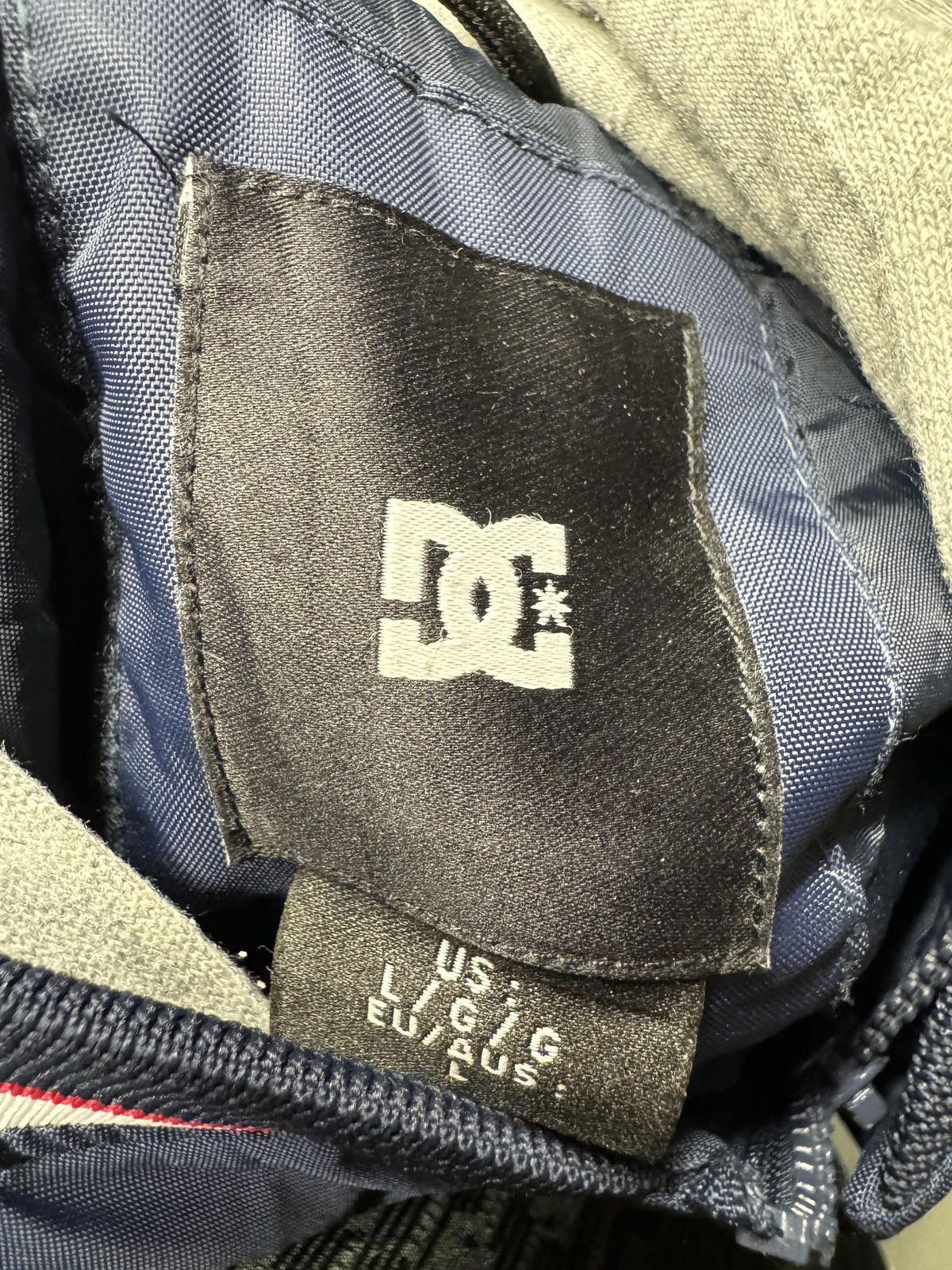 Designer DC Shoe Co. Vintage Hoodie Jacket - Navy Blue Size US L / EU 52-54 / 3 - 5 Thumbnail