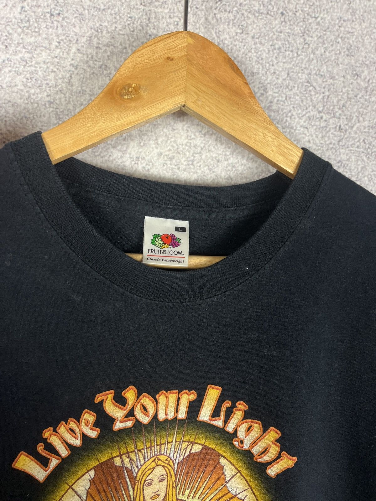 Band Tees Vintage Carlos Santana Live Your Light Rock Band Tour Tee Size US L / EU 52-54 / 3 - 5 Thumbnail