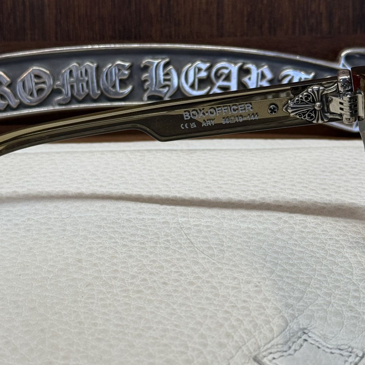 Chrome Hearts Chrome Hearts Box Officer Sunglasses Size ONE SIZE - 10 Thumbnail