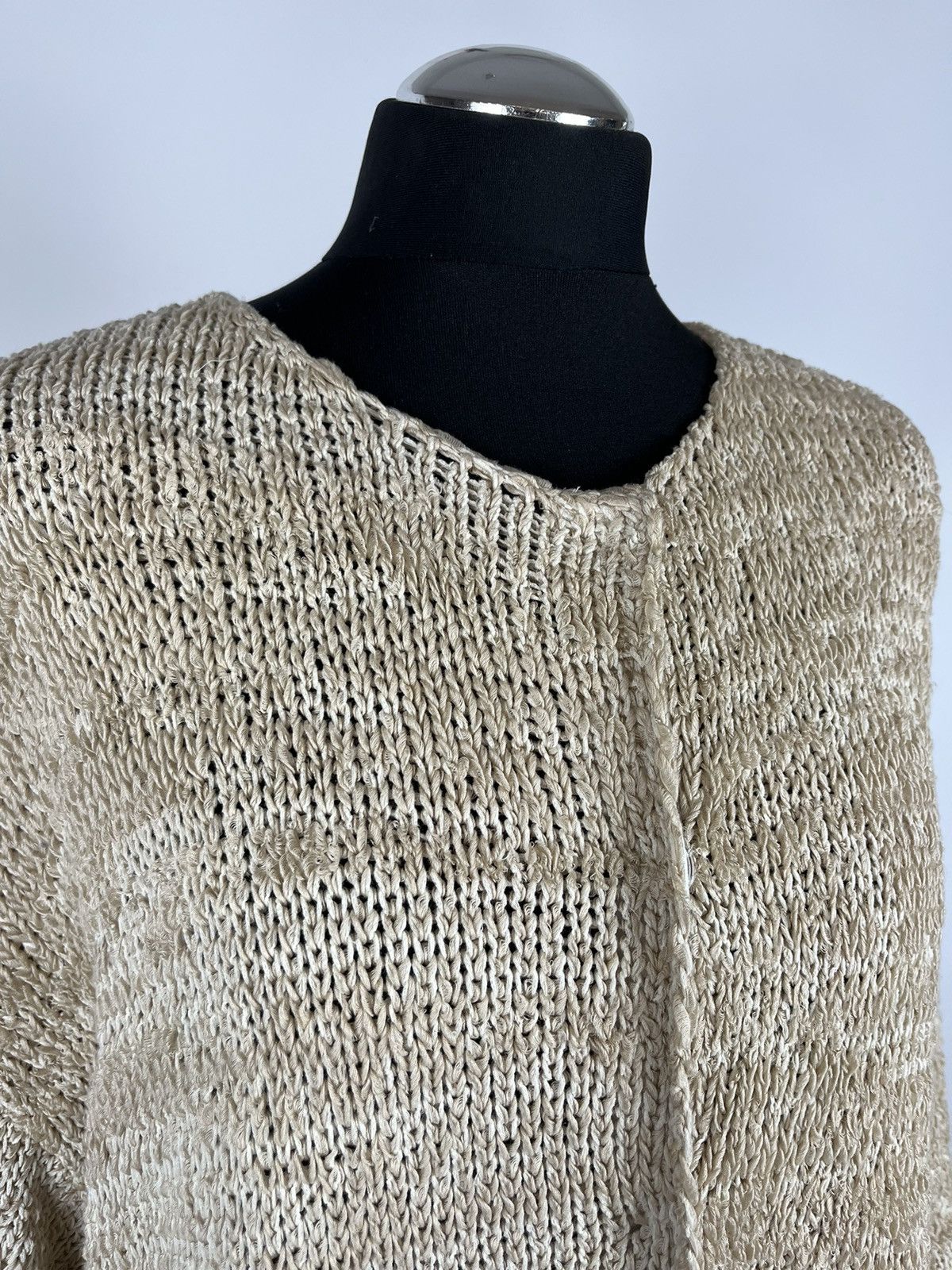 Designer × Fabiana Filippi Fabiana Filippi Oversize Cardigan Fringe Trim Size M (0330) Size M / US 6-8 / IT 42-44 - 5 Thumbnail