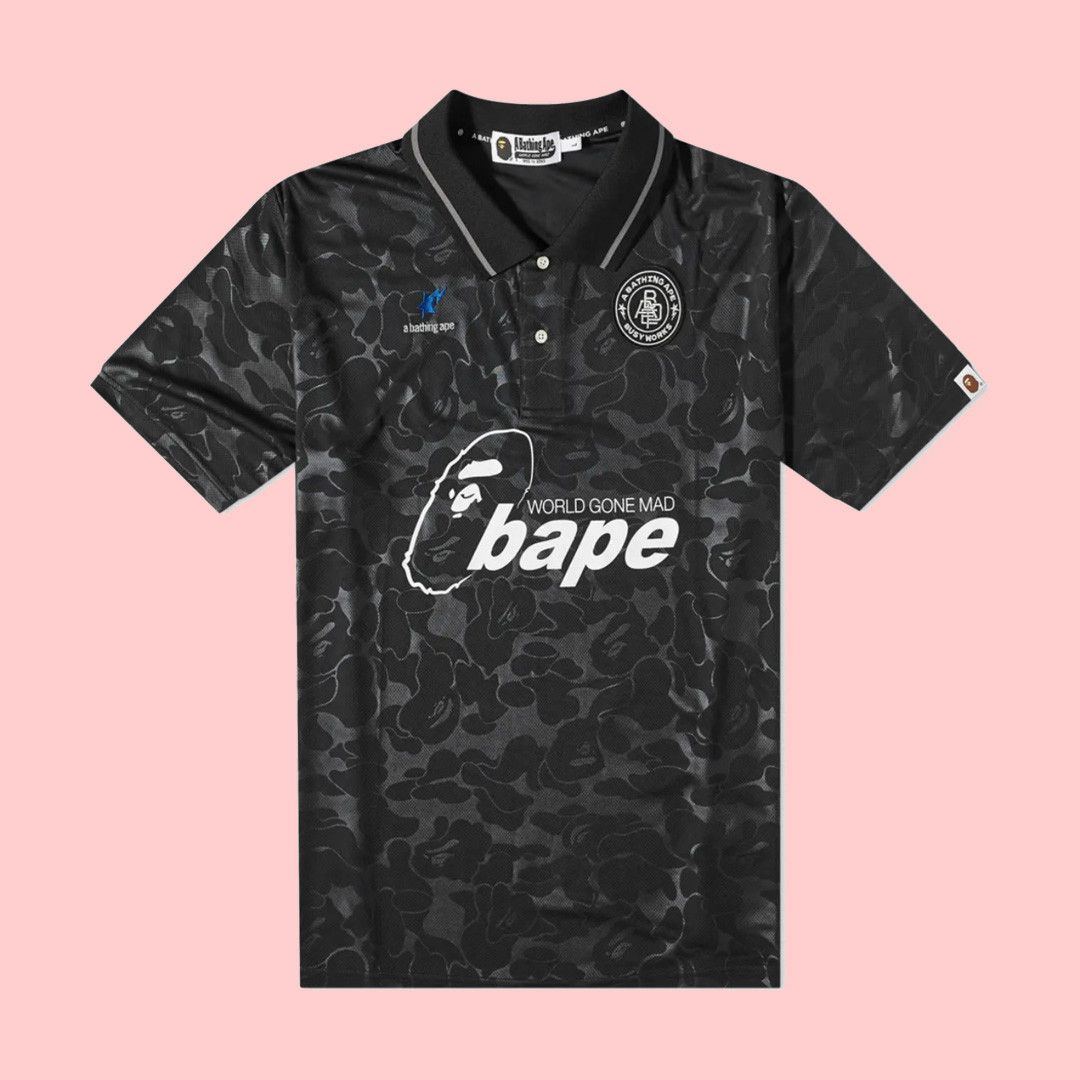 ウェア BAPE SOCCER GAME RELAXED FIT POLO Bape SOCCER GAME RELAXED FIT POLO | Grailed