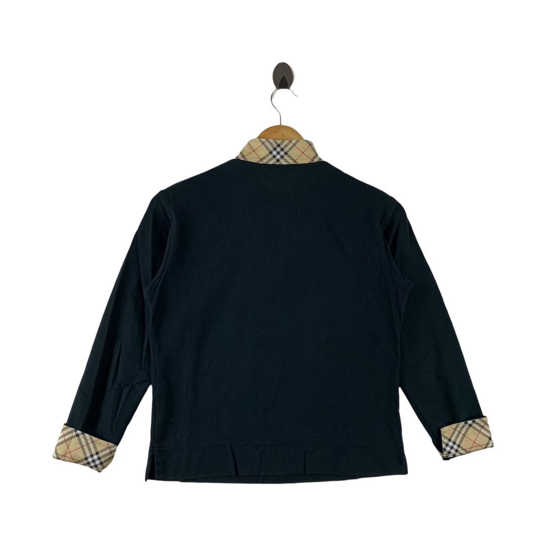 Burberry × Designer BURBERRY Golf nova check half zipper long sleeve tee Size M / US 6-8 / IT 42-44 - 4 Thumbnail