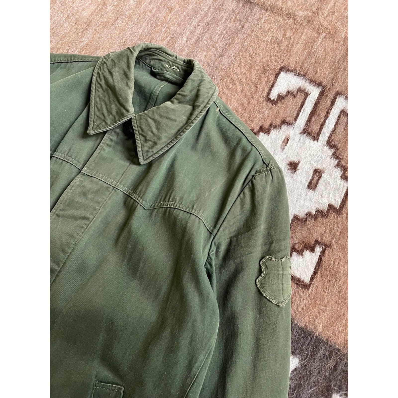 Vintage Vintage Military Army German Coat Jacket 8406AC Size US L / EU 52-54 / 3 - 4 Thumbnail