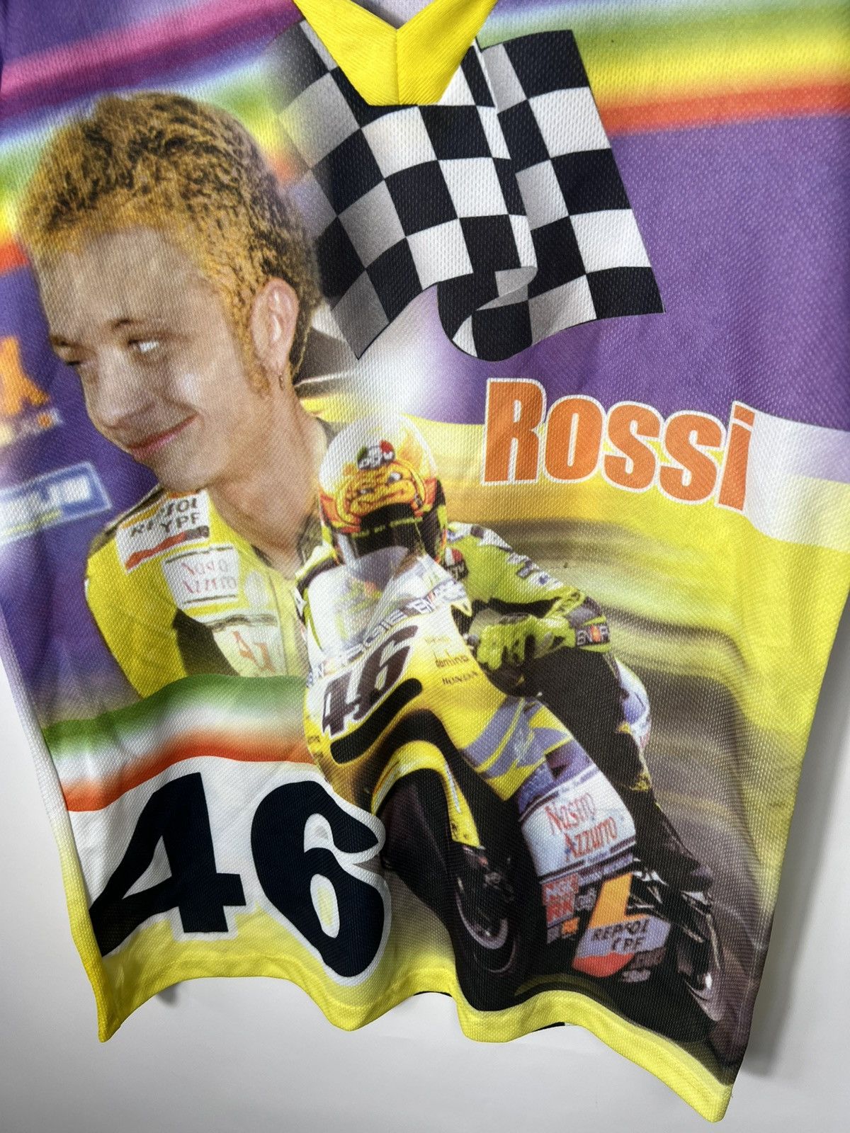 Vintage Vintage streetwear moto racing Yamaha Valentino Rossi Jersey Size US L / EU 52-54 / 3 - 2 Thumbnail