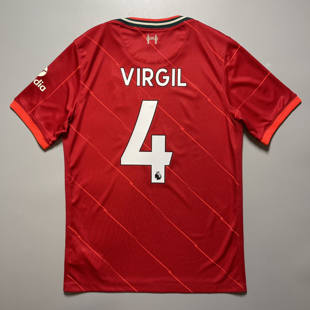 Nike × Vintage LIVERPOOL NIKE 2021/2022 FOOTBALL HOME JERSEY #4 VIRGIL Size US M / EU 48-50 / 2 - 1 Thumbnail
