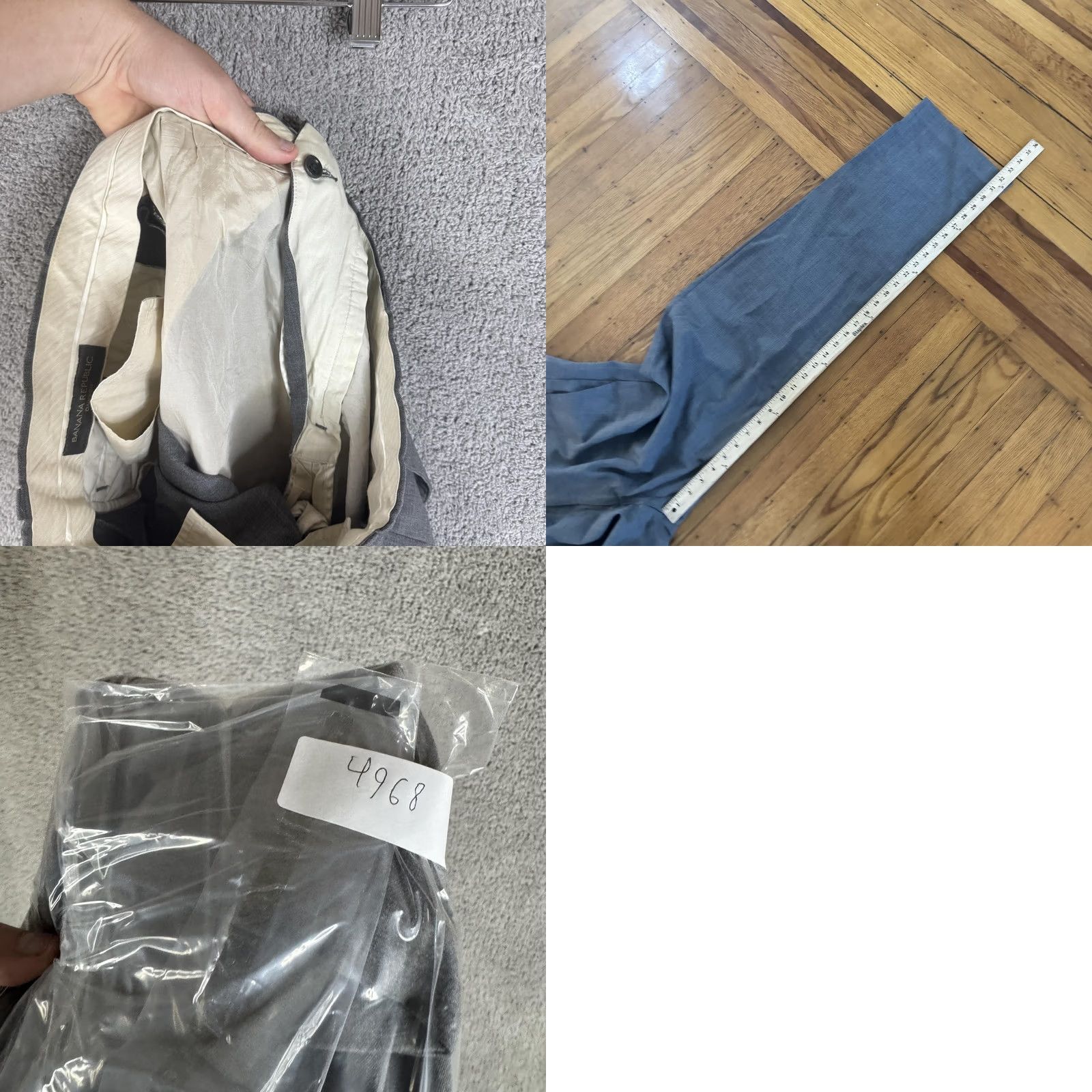 Banana Republic VINTAGE? No. Banana Republic Jackson Dress Pants Mens 33x34 Gray Wool Stretch Classic Fit Dress Pants Mens 33x34 Gray Wool Stretch Classic Fit Pants Size US 33 - 9 Thumbnail