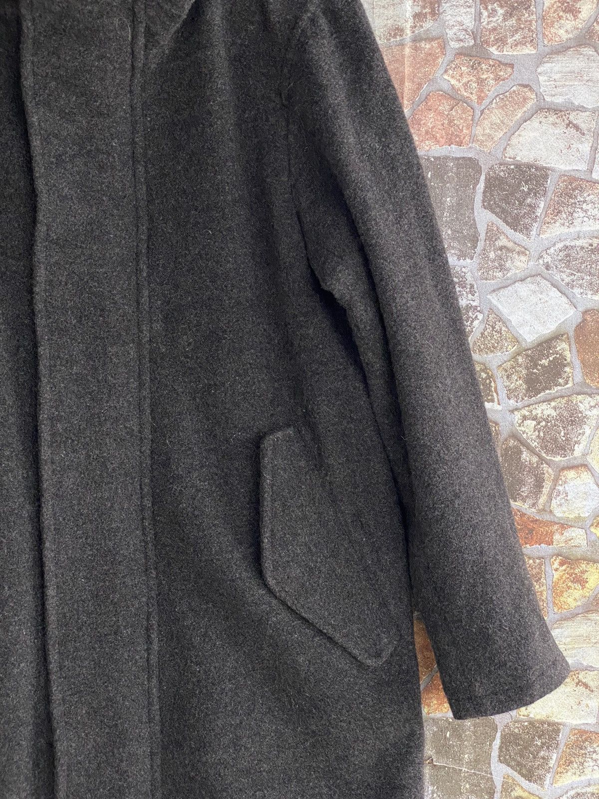 If Six Was Nine × Le Grande Bleu (L.G.B.) × Zucca Zucca Wool Trench Jacket Size US L / EU 52-54 / 3 - 9 Thumbnail