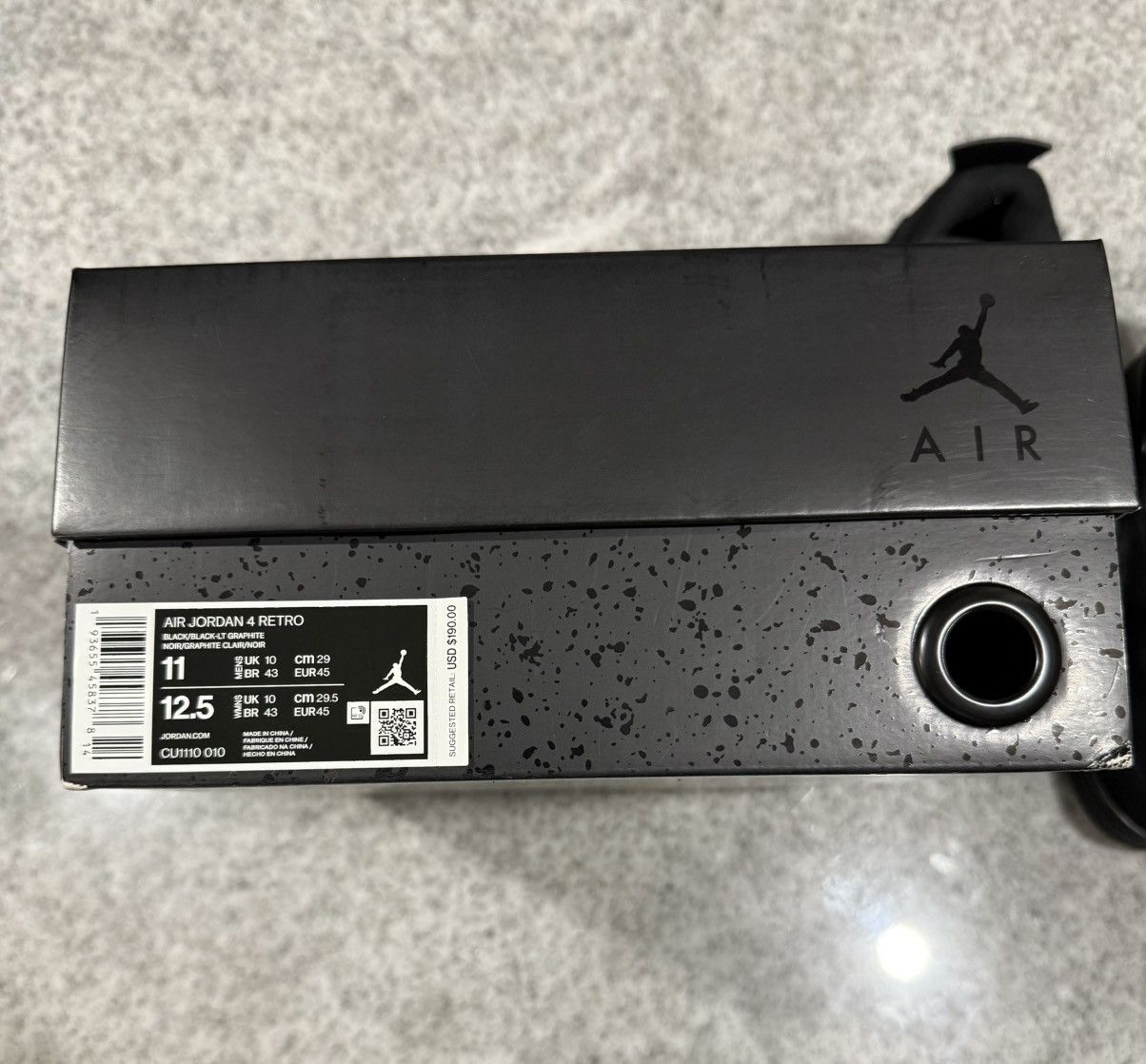 Jordan Brand Air Jordan 4 Retro Black Cat Size US 11 / EU 44 - 13 Thumbnail