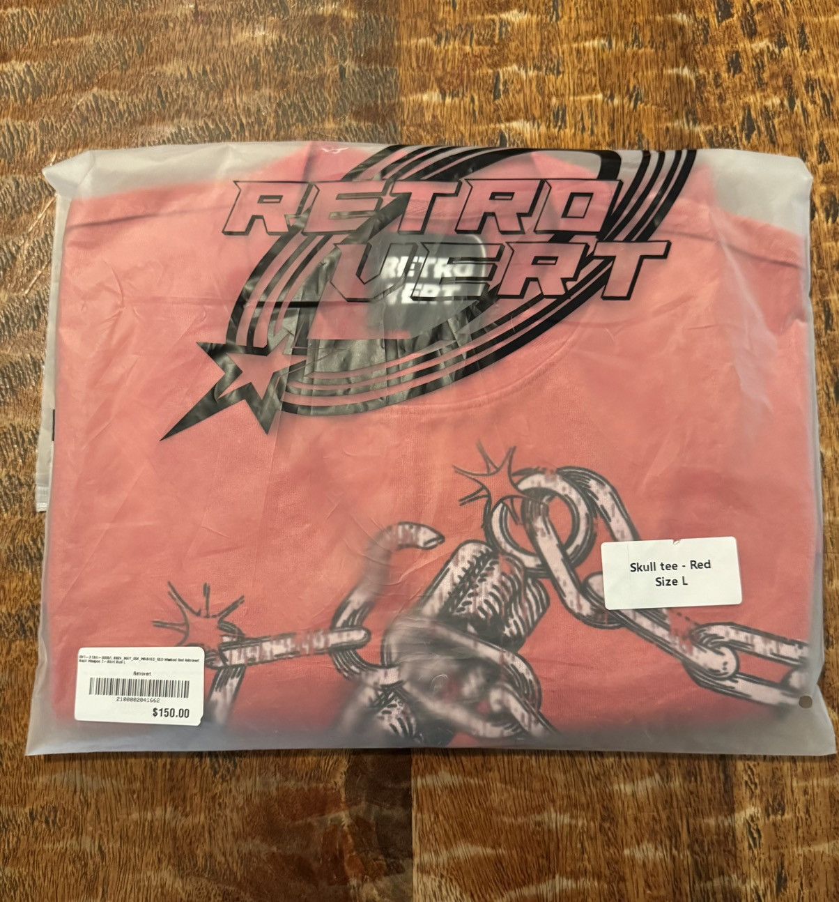 RETROVERT Retrovert Skull Weapon Tshirt Red L Size US L / EU 52-54 / 3 - 3 Thumbnail