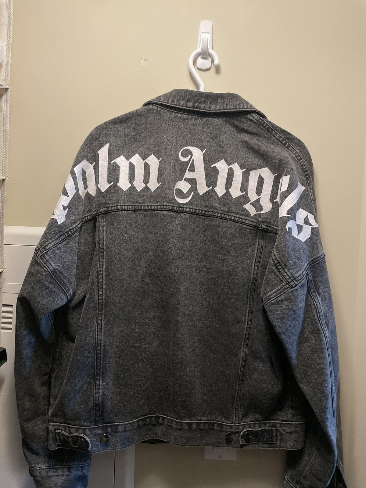 Palm Angels Denim Logo Jacket Size US M / EU 48-50 / 2 - 1 Thumbnail