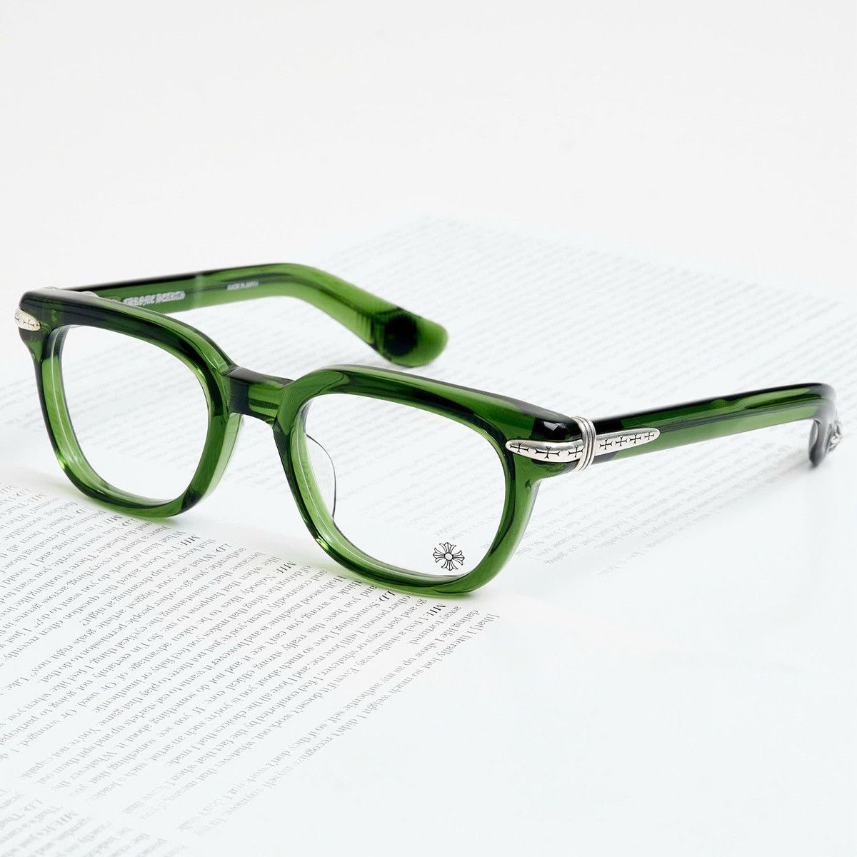 Chrome Hearts CHROME HEARTS DRIPPIN DARK OLIVE GLASSES Size ONE SIZE - 2 Thumbnail