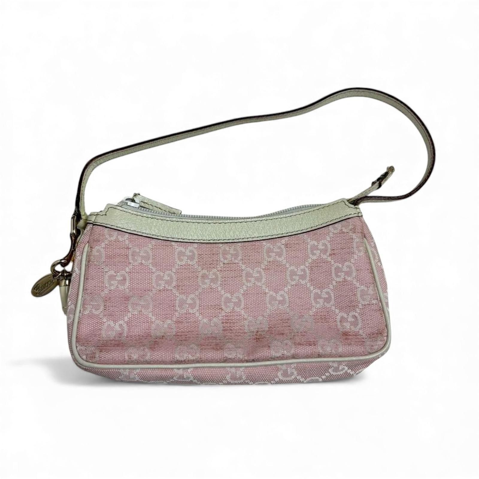 Gucci Gucci - Pink Monogram Shoulder Bag Size ONE SIZE - 2 Thumbnail