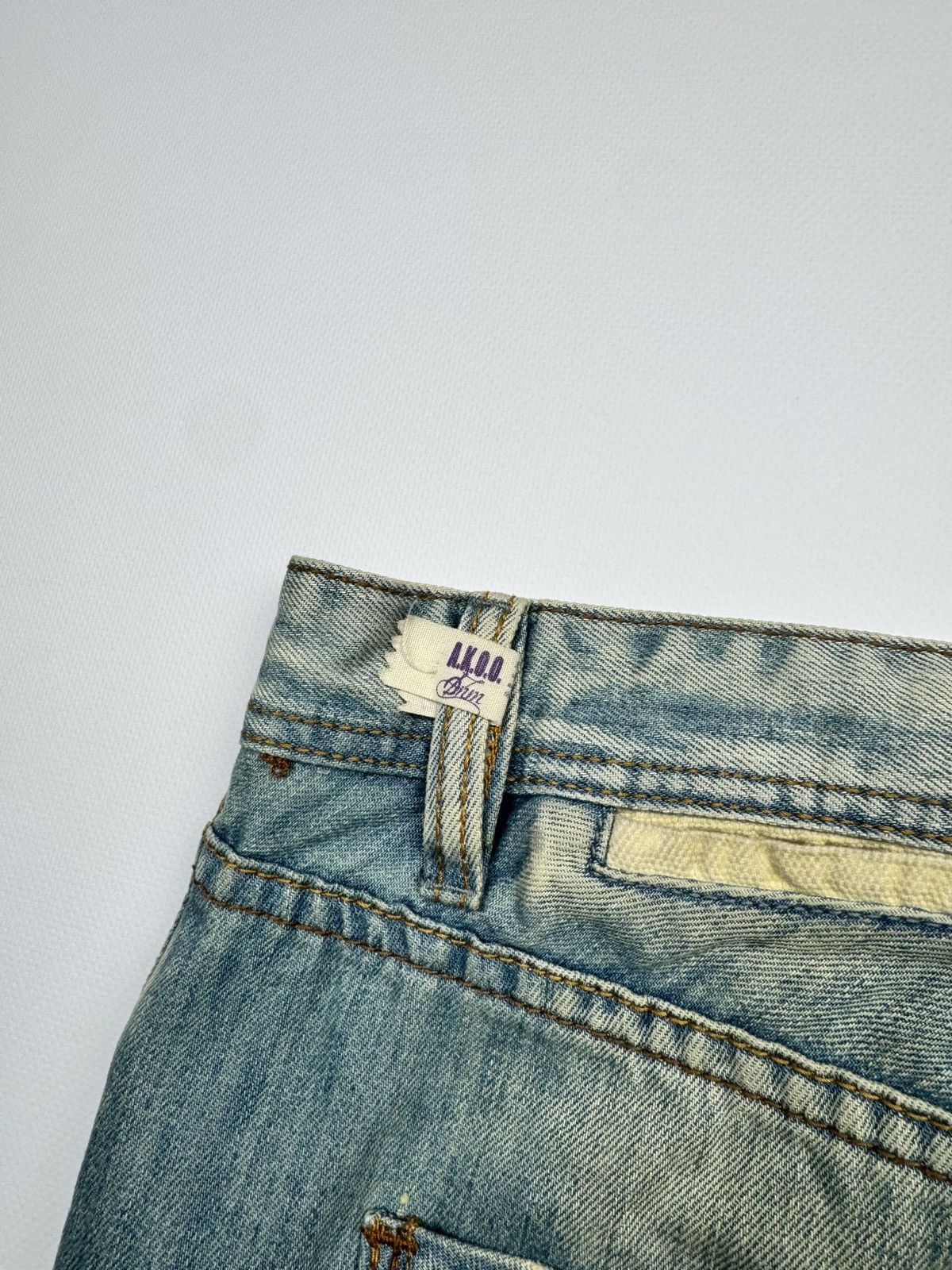 If Six Was Nine Vintage IfSixWasNine Style Distressed Fade Y2k Jeans Size US 38 / EU 54 - 5 Thumbnail