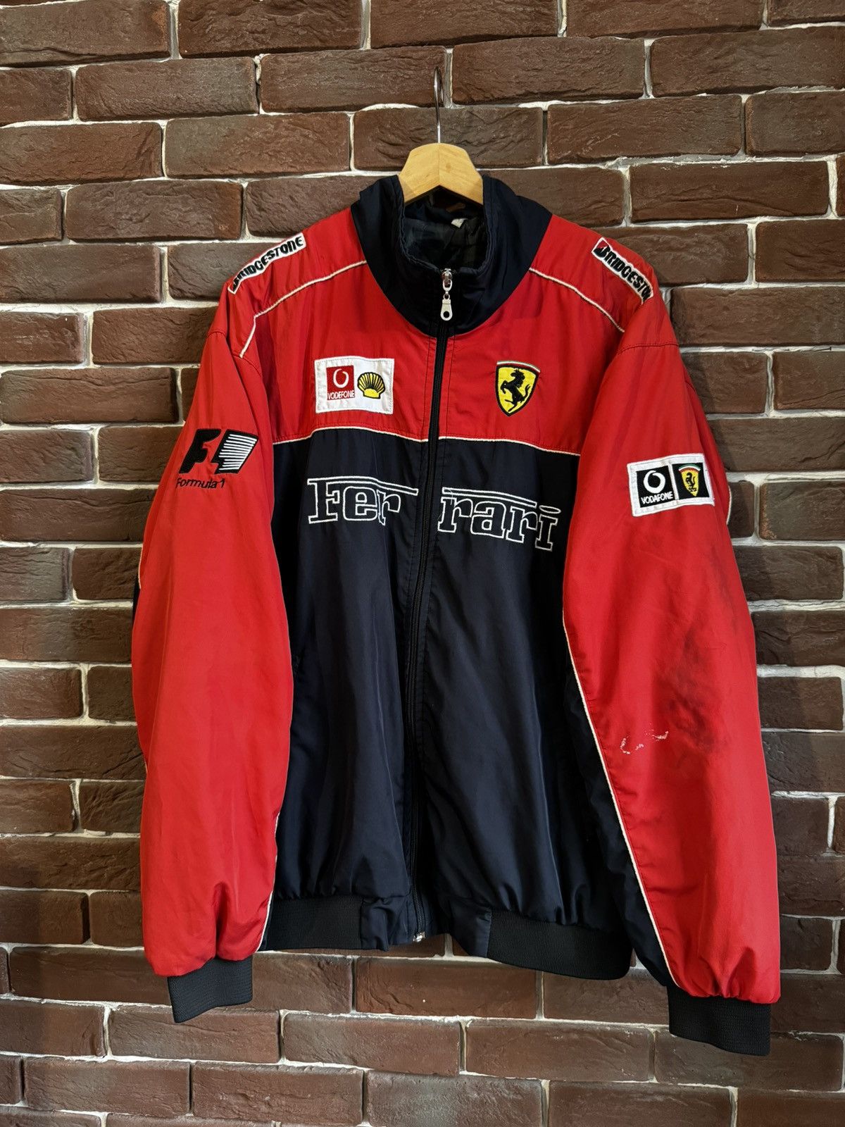 Ferrari Vintage Y2k Ferrari Racing Formula One Rare Hype Jacket Size US L / EU 52-54 / 3 - 2 Thumbnail