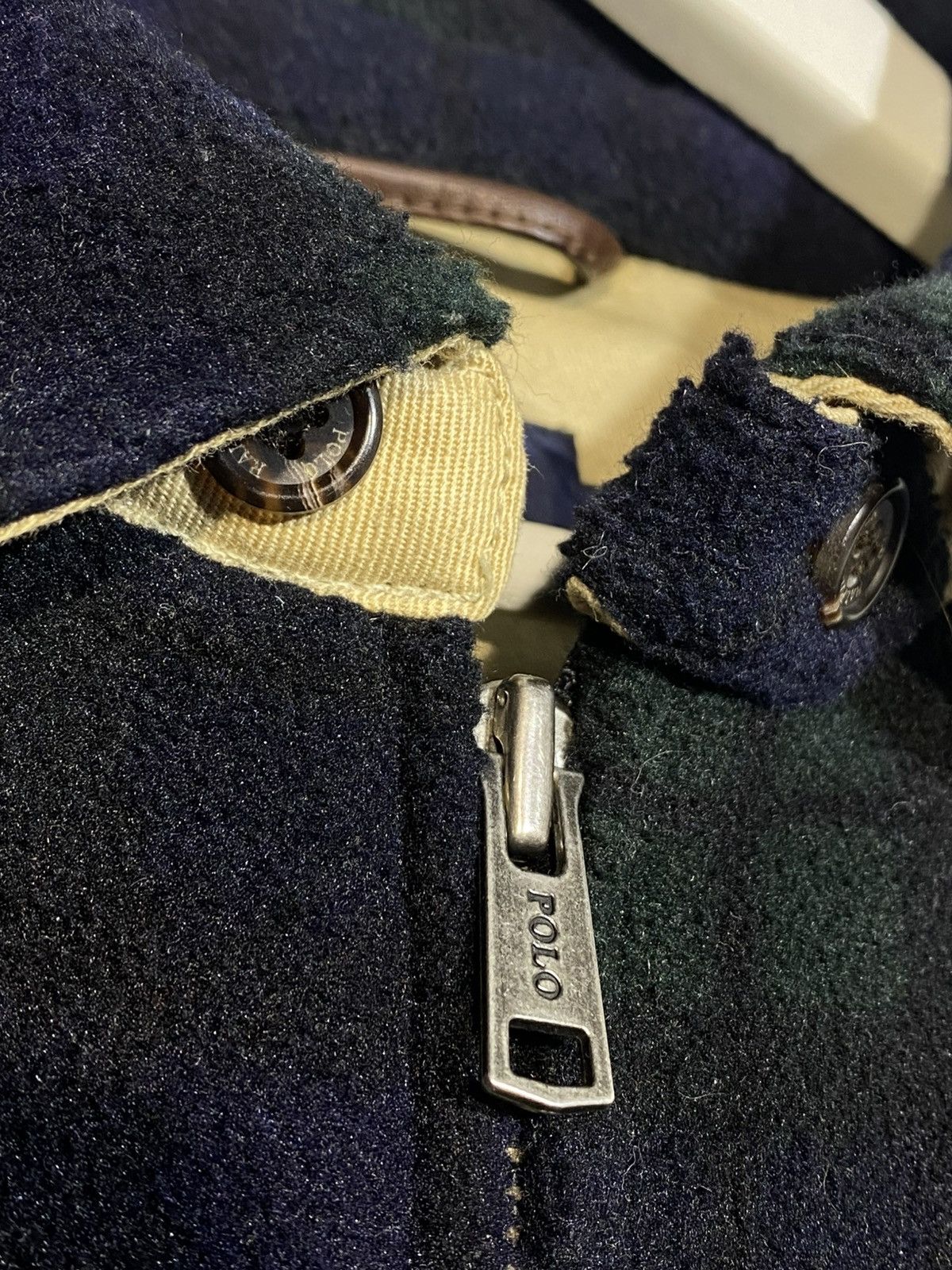 Polo Ralph Lauren Vintage Polo Ralph Lauren Tartan Check Fleece Jacket Rare Size US L / EU 52-54 / 3 - 10 Thumbnail