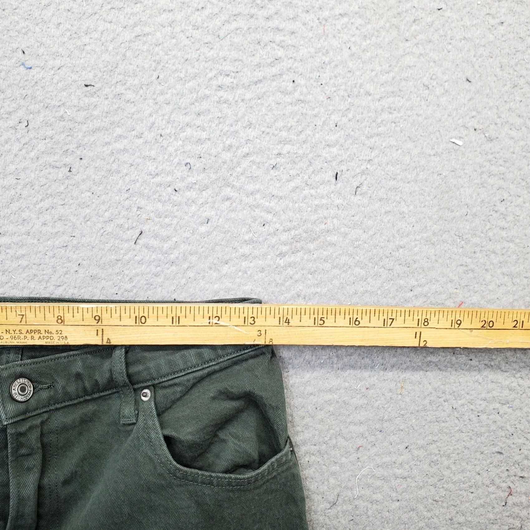 Abercrombie & Fitch Abercrombie & Fitch The 90s Straight Jeans Womens 6R Green Denim Ultra High Rise Jeans Womens 6 Green 90s Vintage? Size 28" / US 6 / IT 42 - 6 Thumbnail