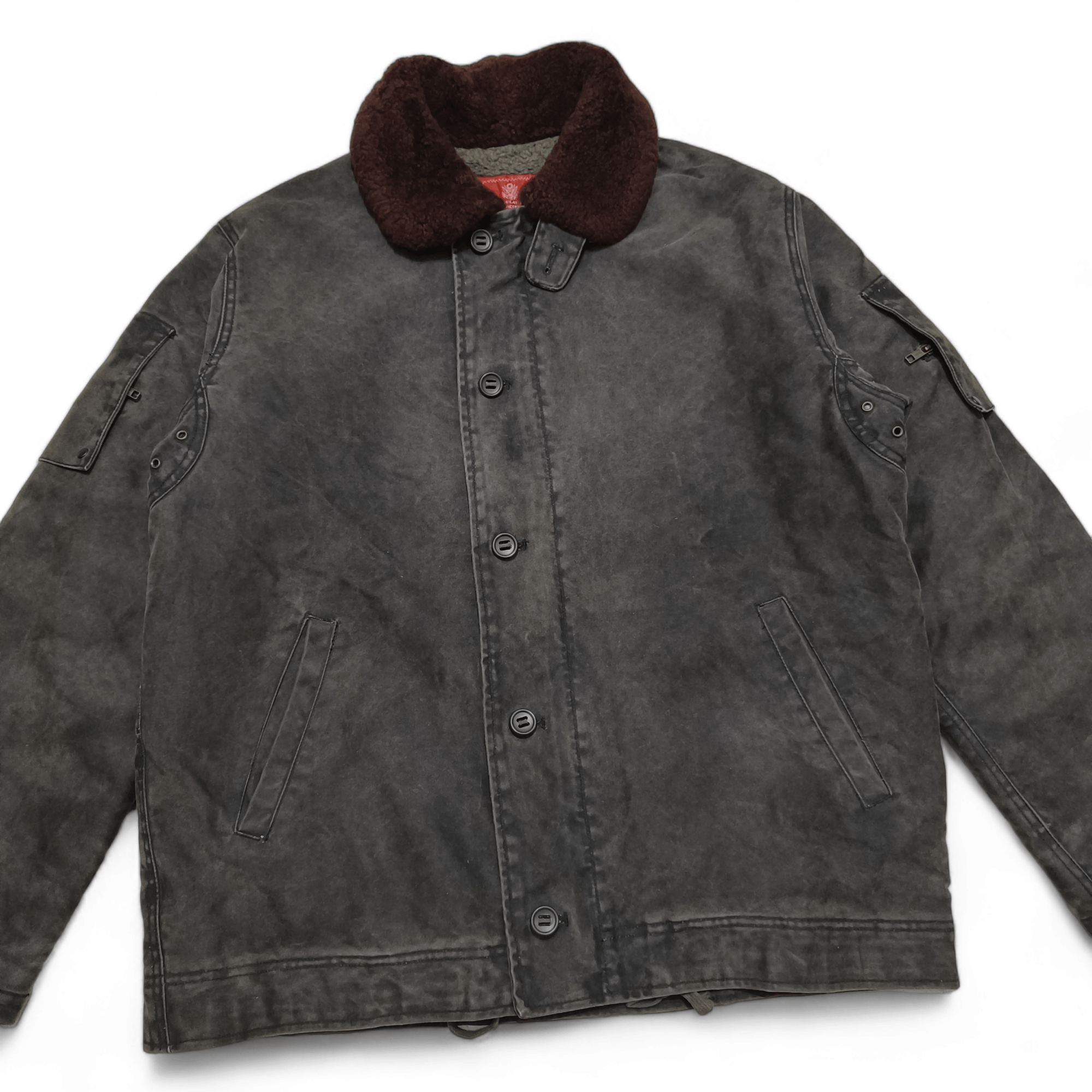Avirex Vintage Avirex Officer's Uniform Military Distressed Jacket Size US L / EU 52-54 / 3 - 4 Thumbnail