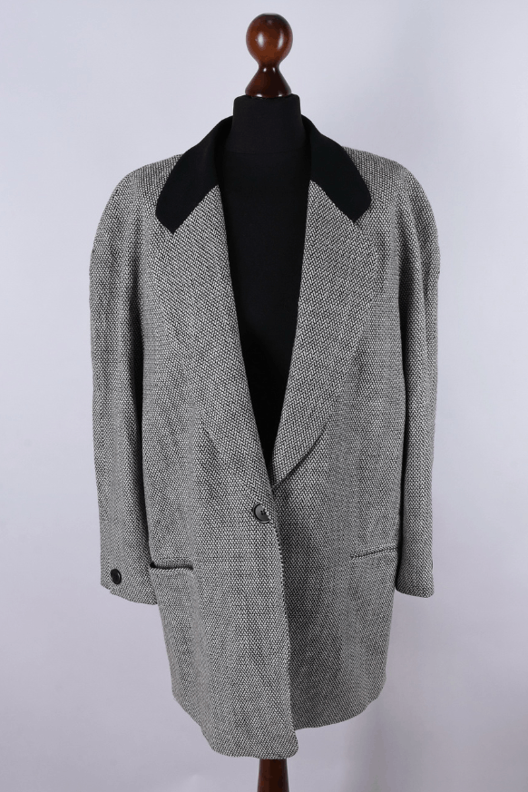Dior Women's Christian Dior Blazer Vintage Herringbone Size XL Size US XL / EU 56 / 4 - 1 Thumbnail